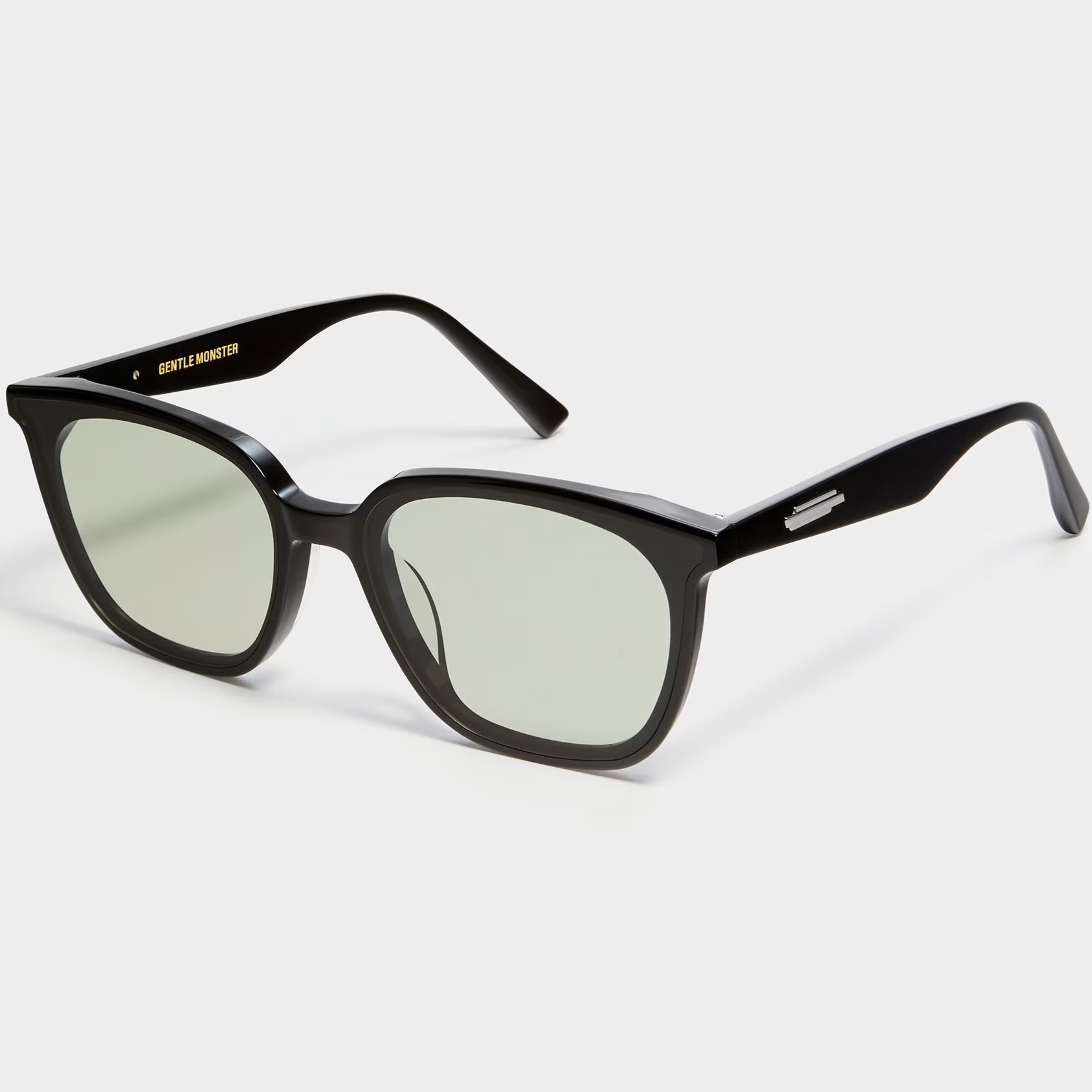 Mắt kính mát Gentle Monster Lilit 01(K) Green Tinted Lenses Square Acetate Flatbar Frame 7