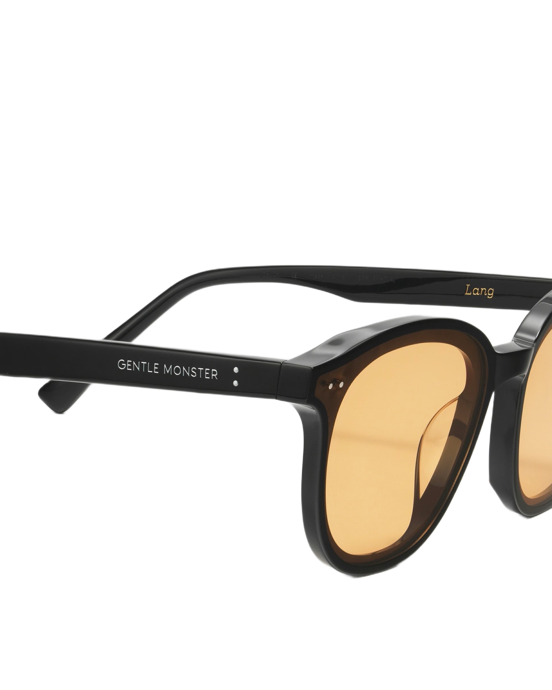 Mắt kính Gentle Monster Lang 01(OR) Orange Tinted Lenses Round Acetate Frame 12