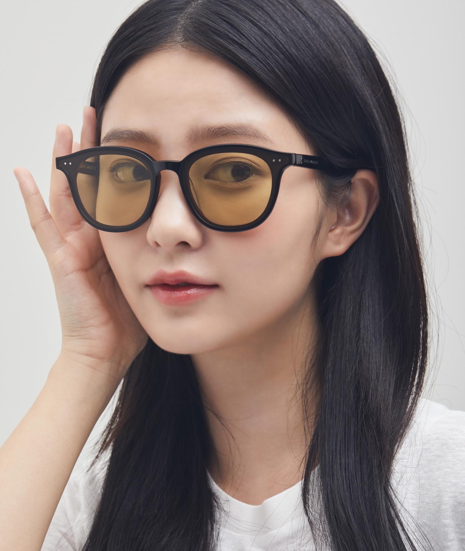 Mắt kính Gentle Monster Lang 01(OR) Orange Tinted Lenses Round Acetate Frame 14