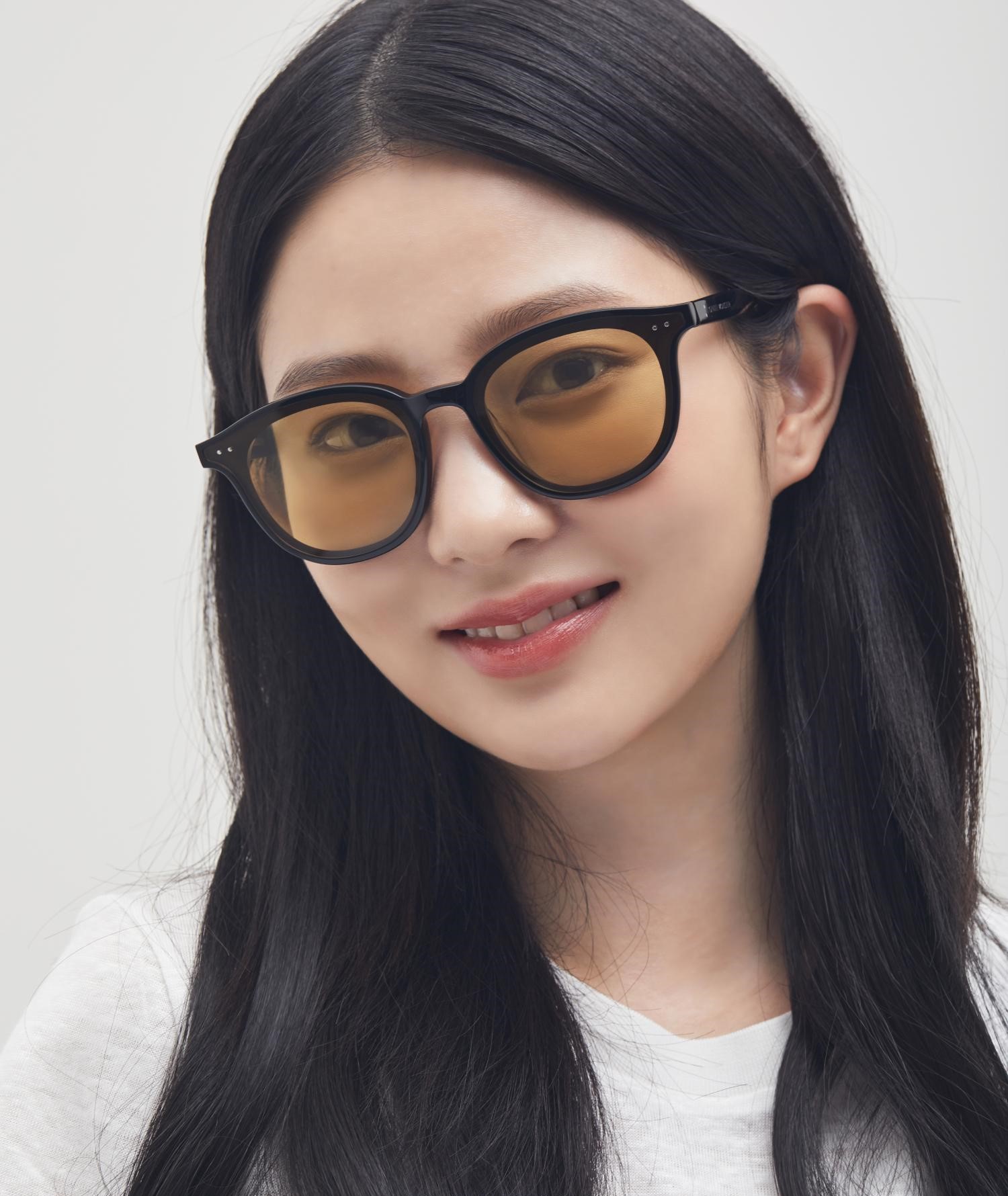 Mắt kính Gentle Monster Lang 01(OR) Orange Tinted Lenses Round Acetate Frame 16