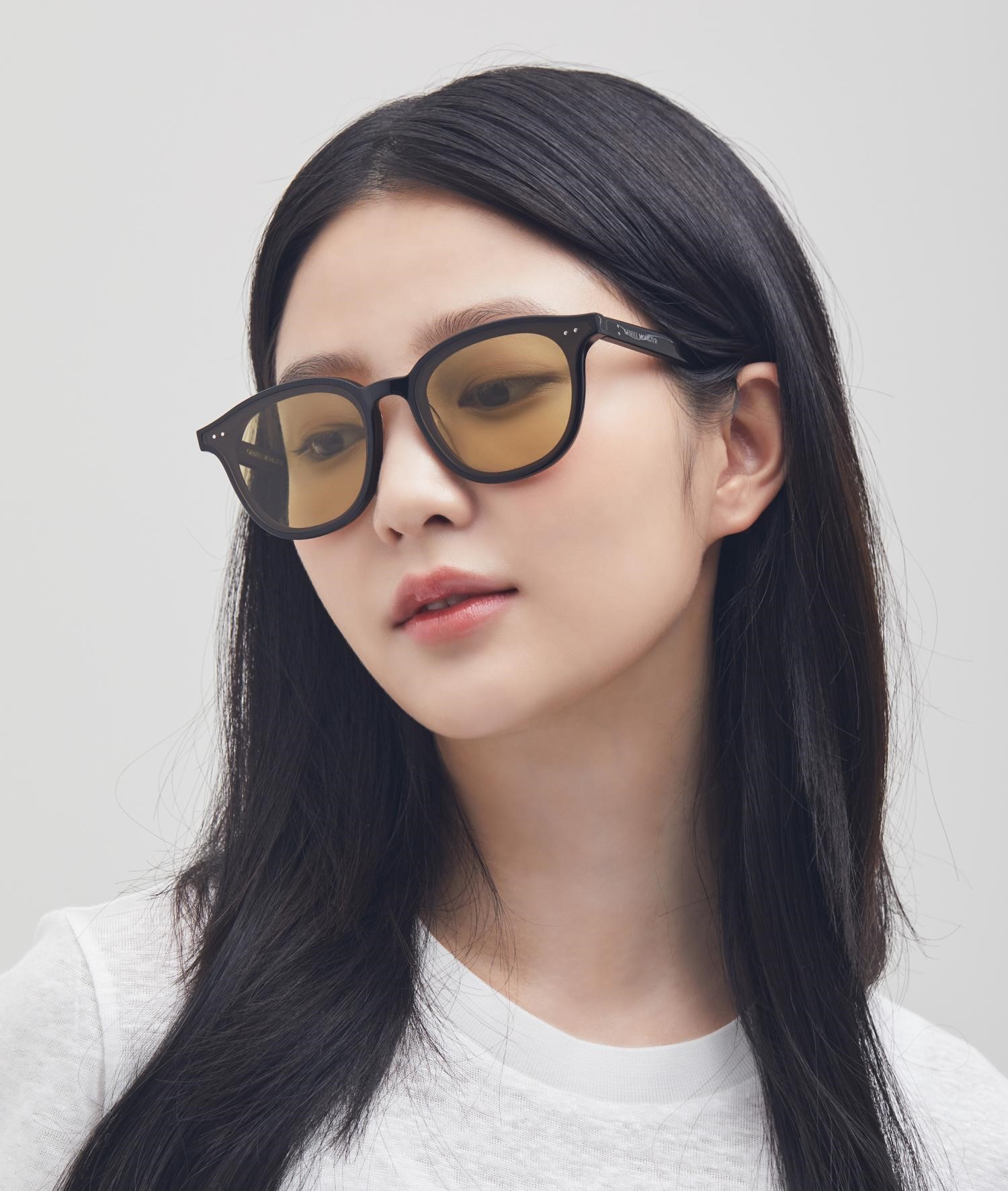Mắt kính Gentle Monster Lang 01(OR) Orange Tinted Lenses Round Acetate Frame 17