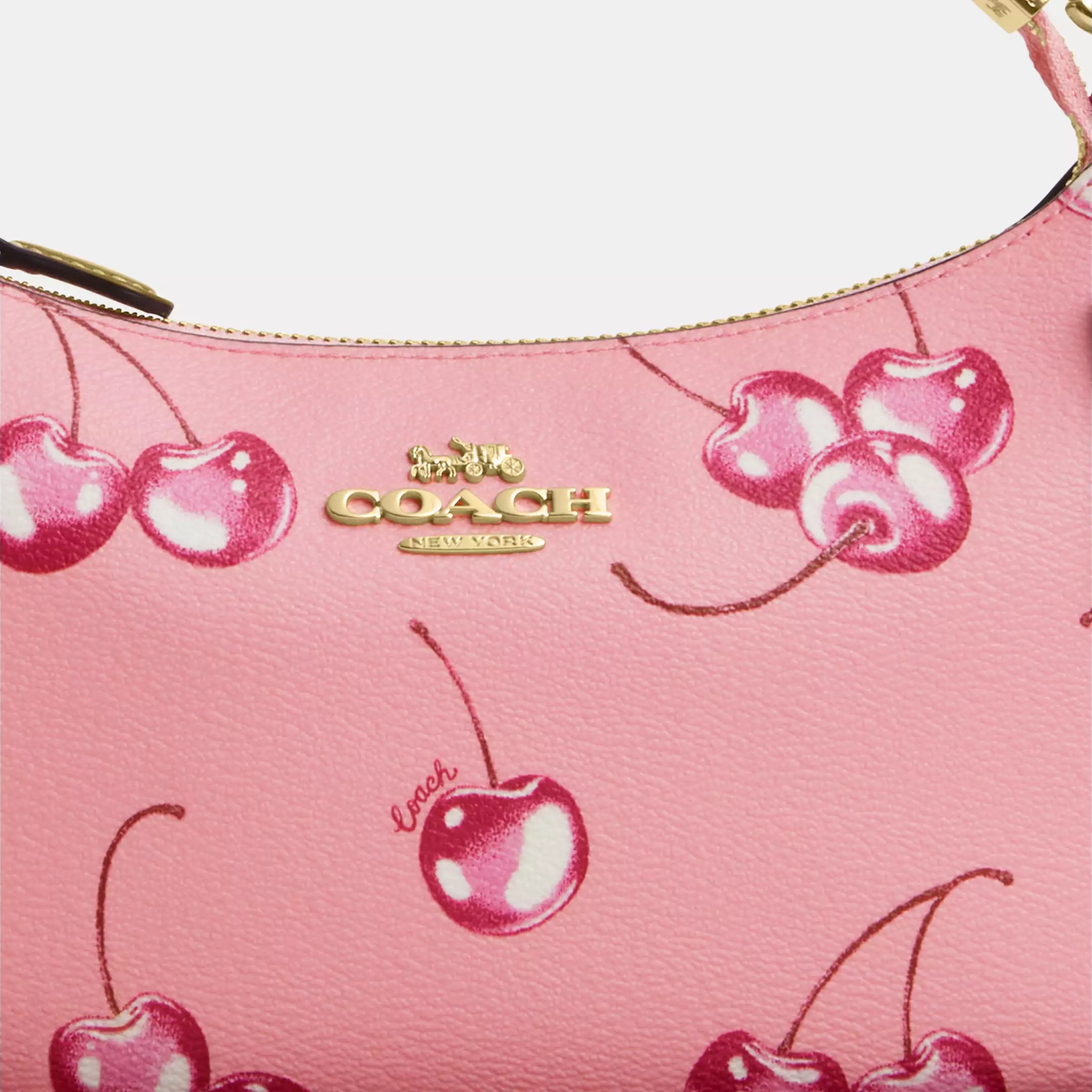 Túi Coach Teri Shoulder Bag In Cherry Print CR290 1