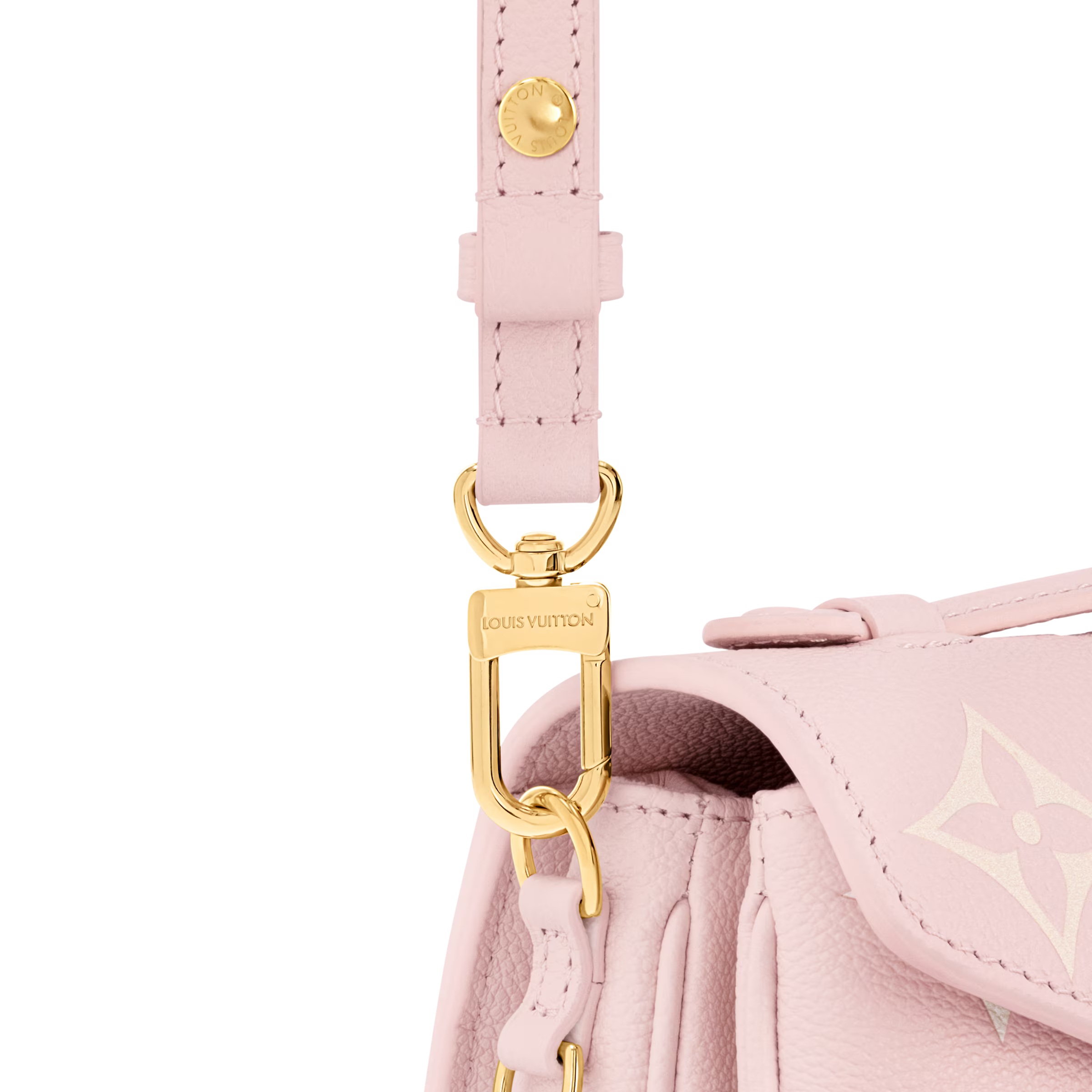 Túi Louis Vuitton Pochette Métis East West Monogram Empreinte Pink Quartz 1