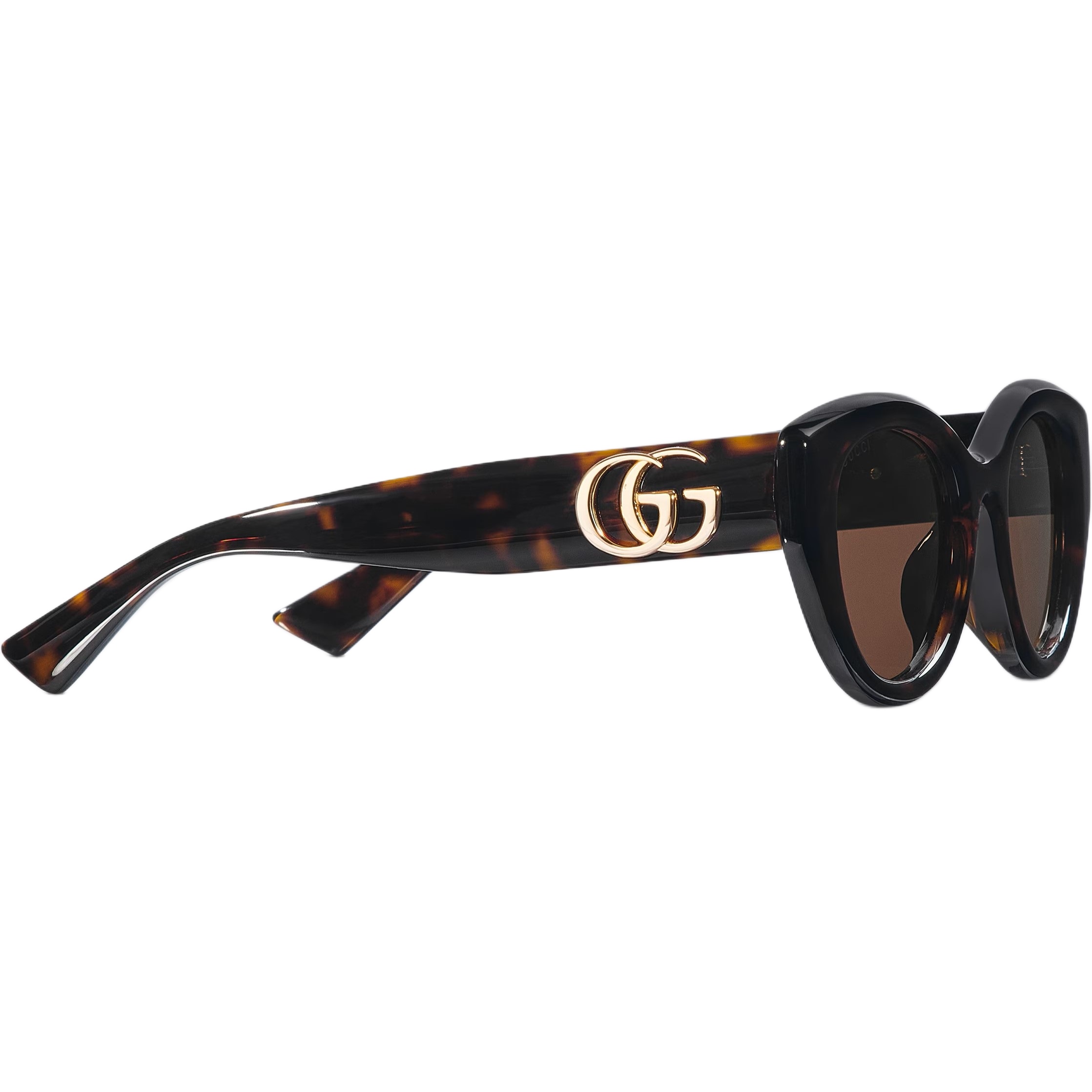 Mắt kính Gucci Low Nose Bridge Fit Sunglasses Dark Brown Tortoiseshell GG1976SK 2