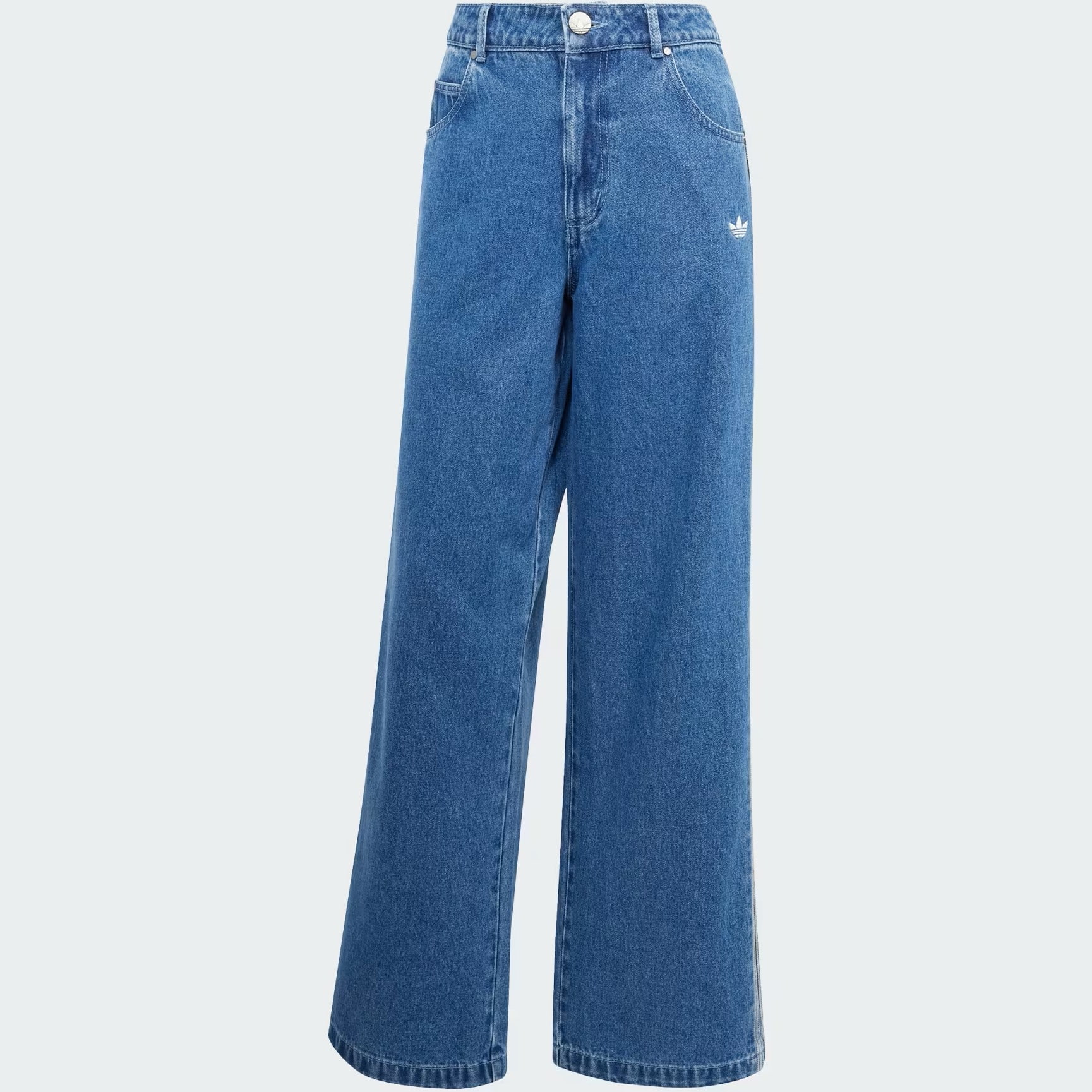 Quần Adidas Adicolor Denim 3-Stripes Track Pants Indigo Denim 2