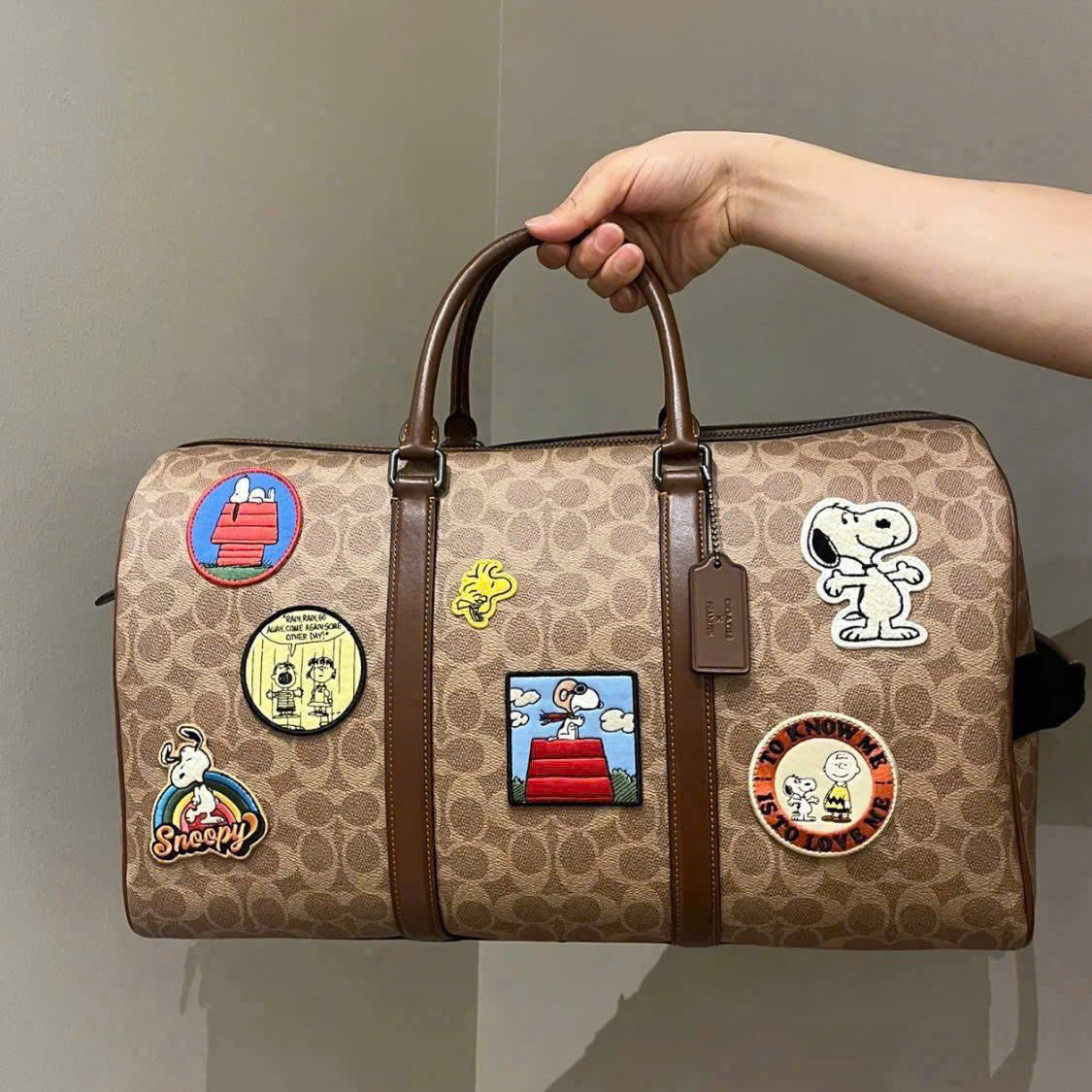Túi du lịch Coach X Peanuts Venturer Duffle Bag 3