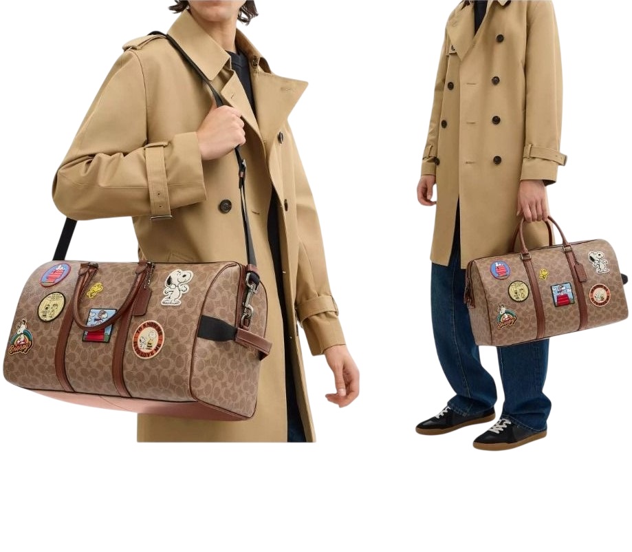 Túi du lịch Coach X Peanuts Venturer Duffle Bag 5