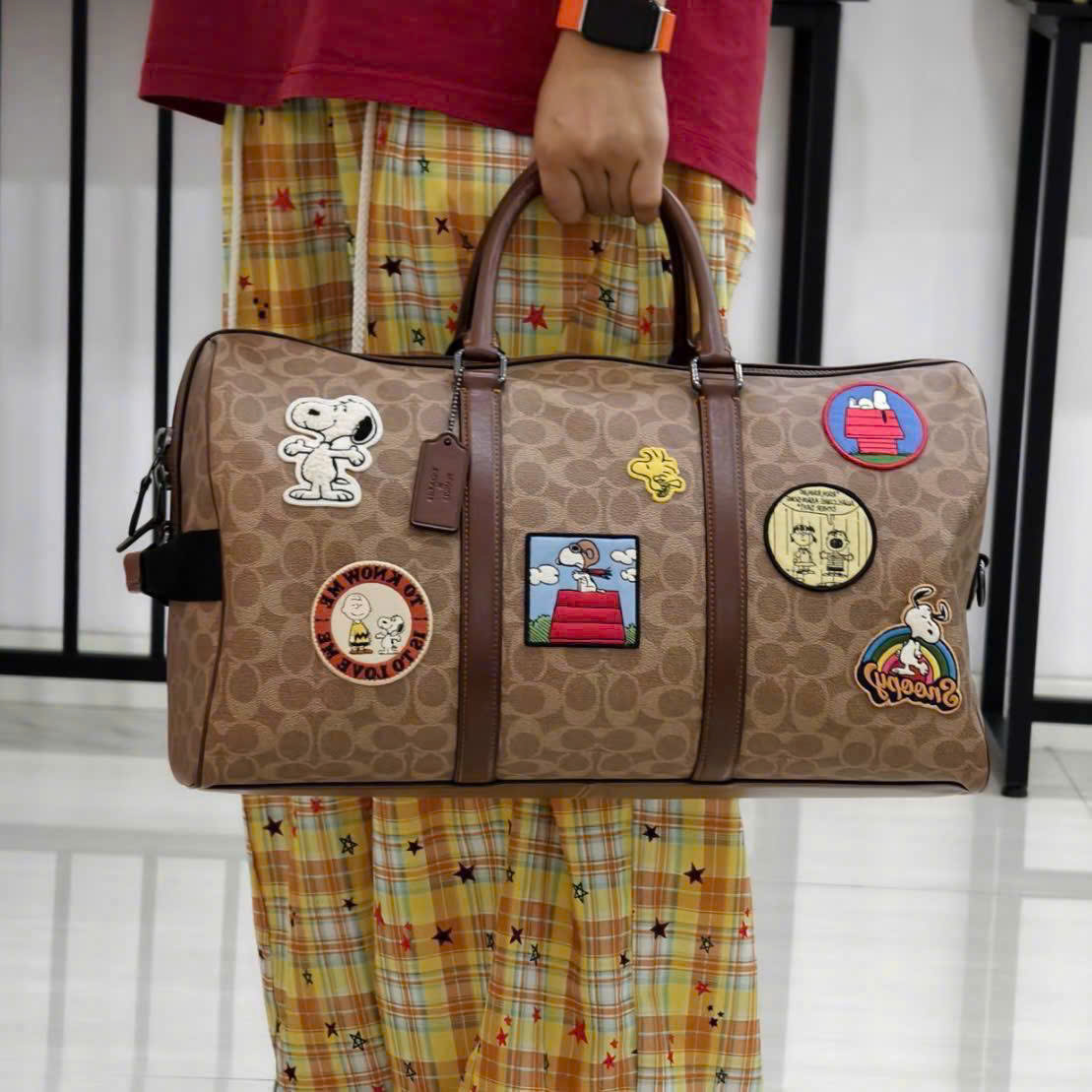 Túi du lịch Coach X Peanuts Venturer Duffle Bag 7