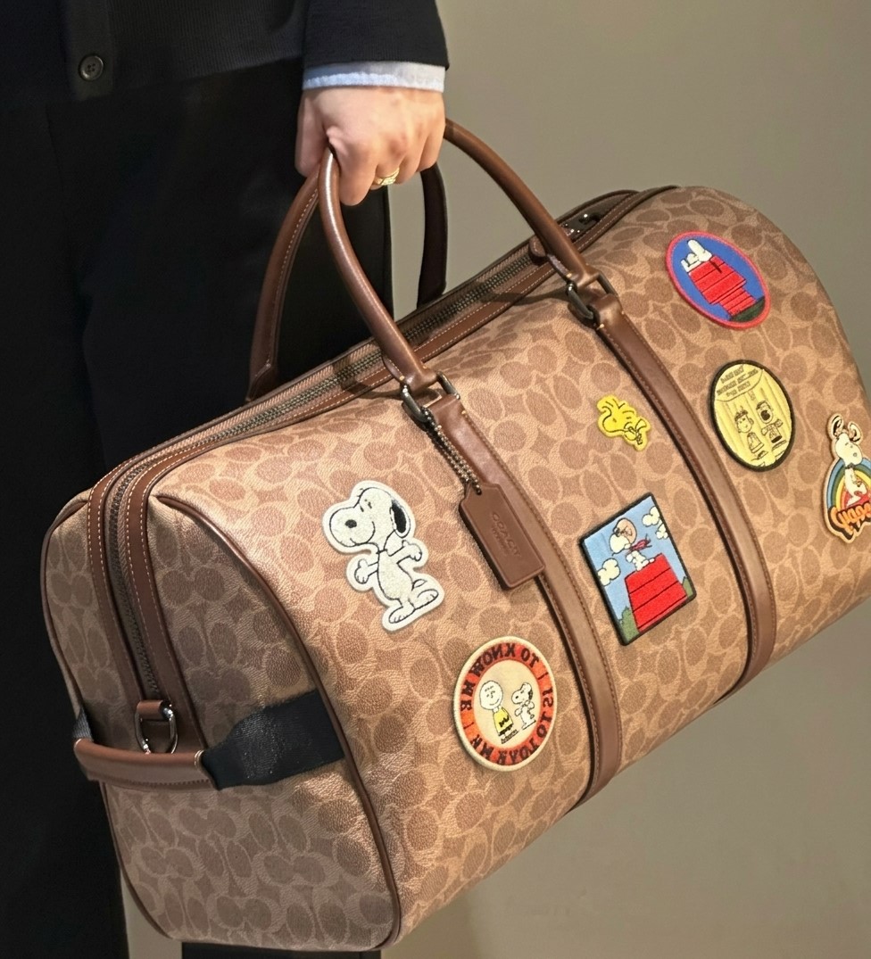 Túi du lịch Coach X Peanuts Venturer Duffle Bag 10