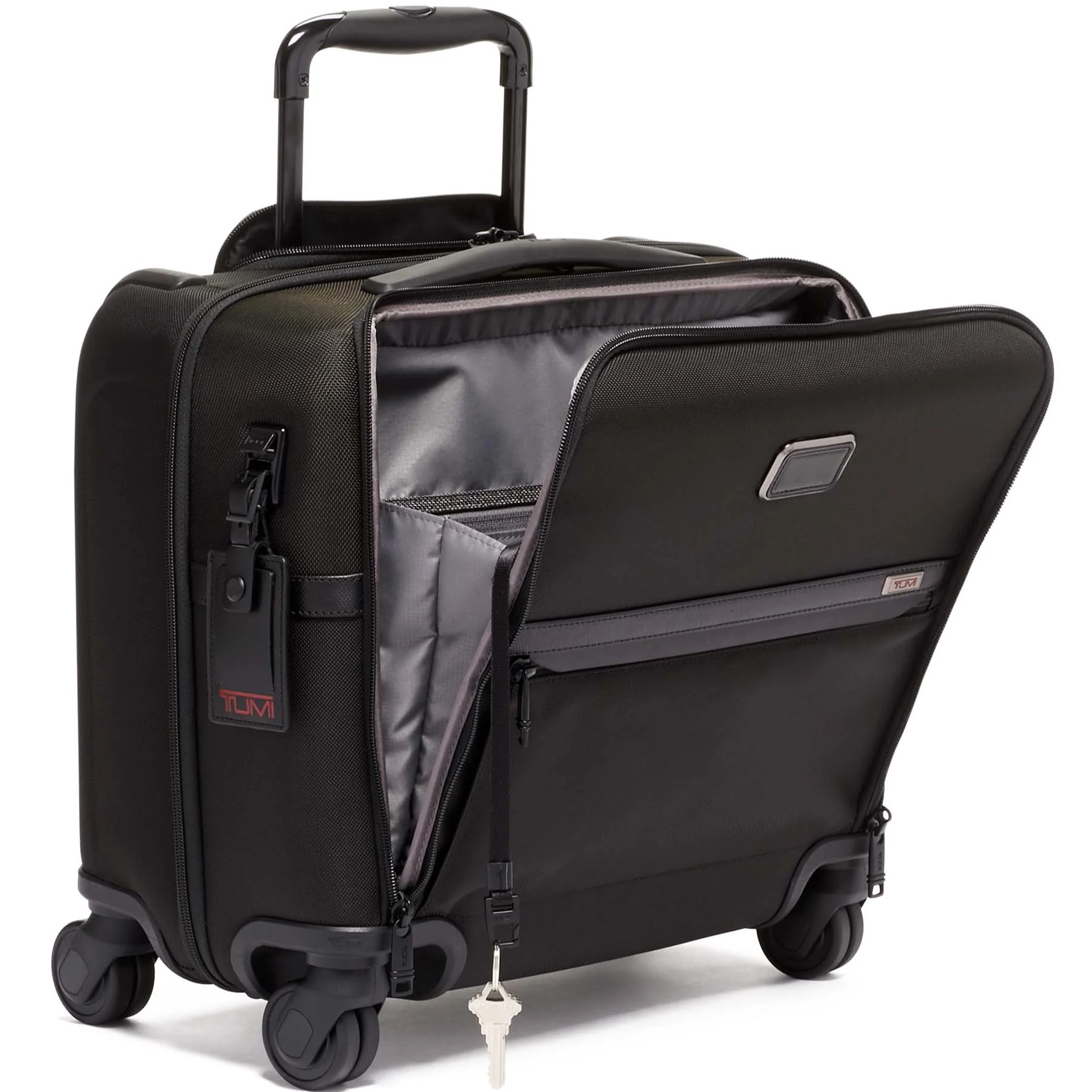 Vali Tumi Alpha 3 Compact Wheeled Brief Black 1