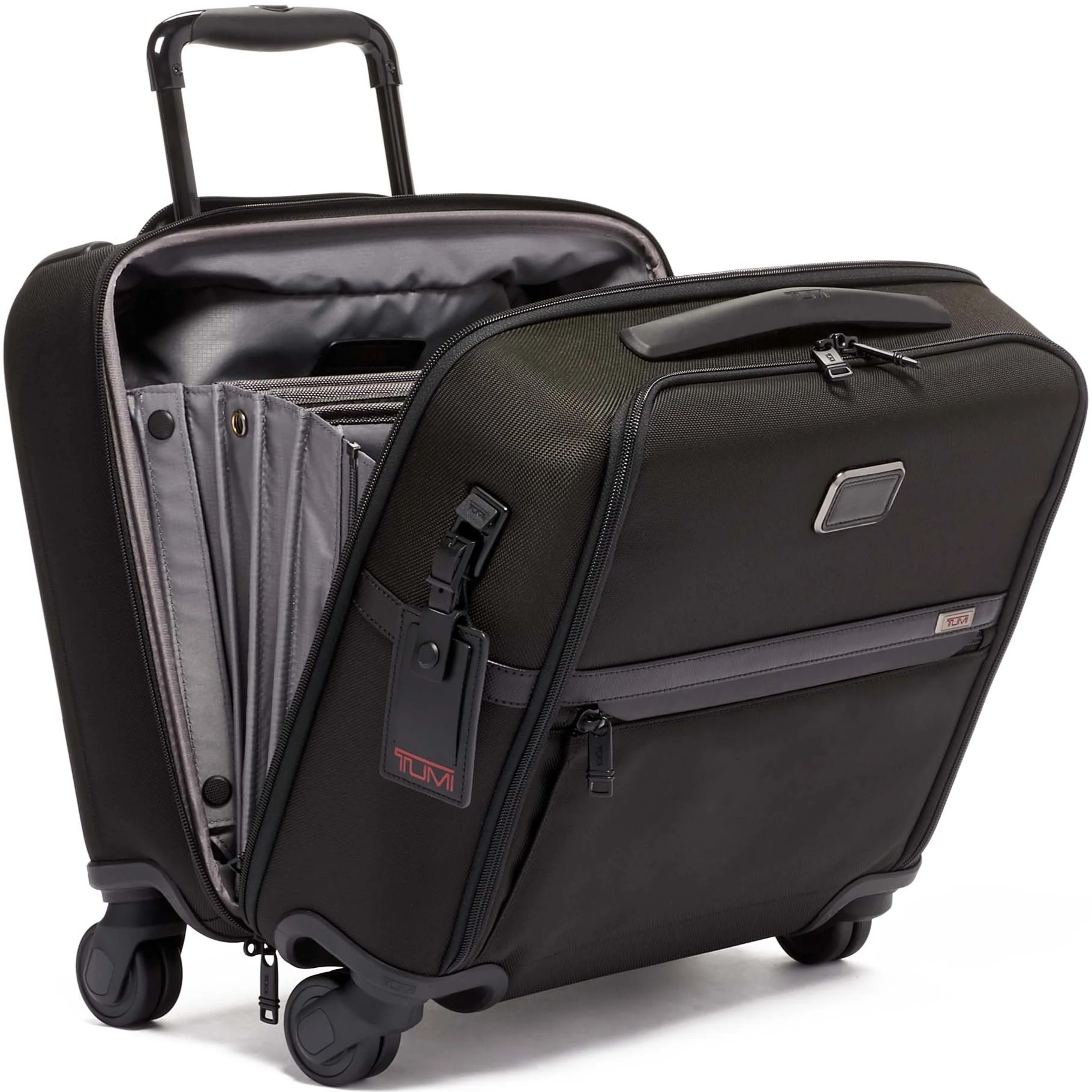 Vali Tumi Alpha 3 Compact Wheeled Brief Black 7