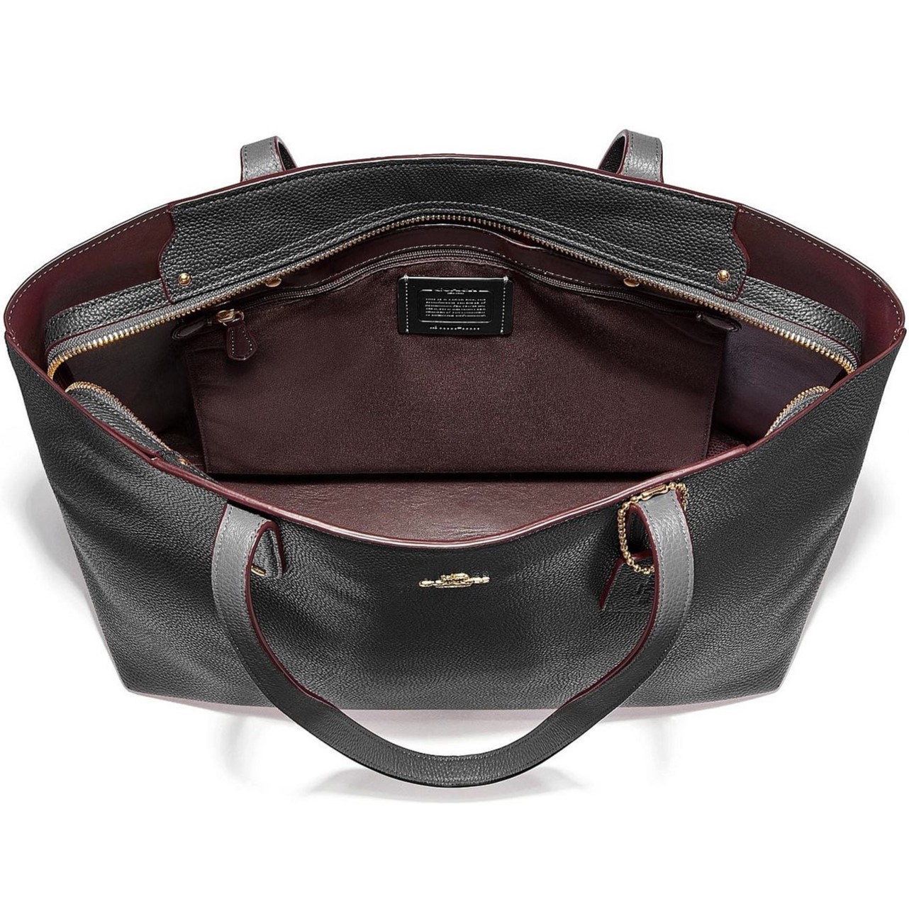 Túi đeo vai Coach Central Tote With Zip Black 69424 4