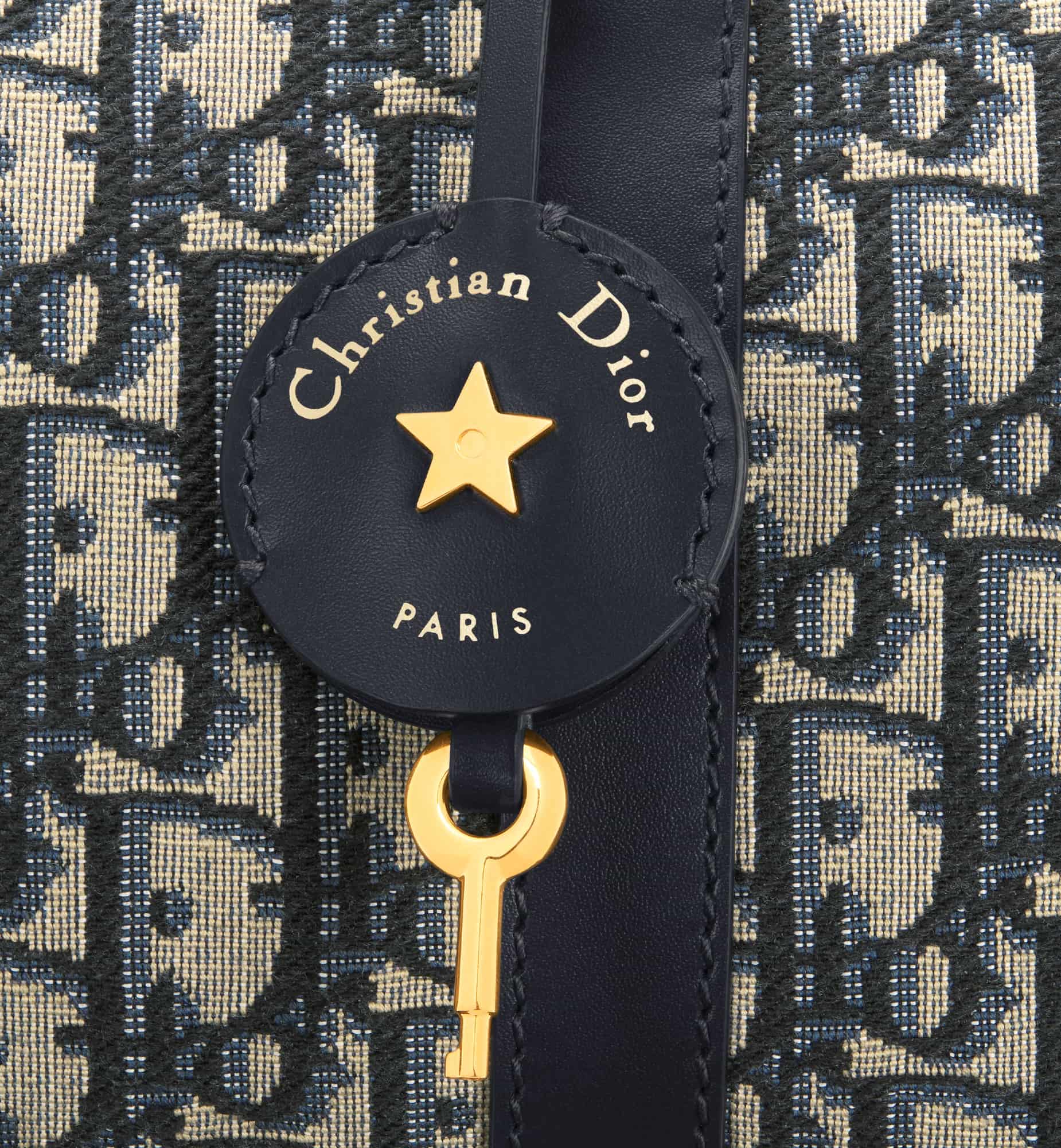 Túi Dior Groove 20 Bag Blue Dior Oblique Jacquard 1
