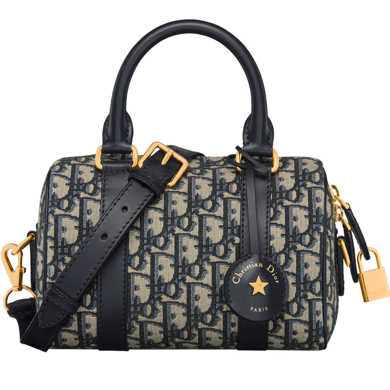 Túi Dior Groove 20 Bag Blue Dior Oblique Jacquard 5