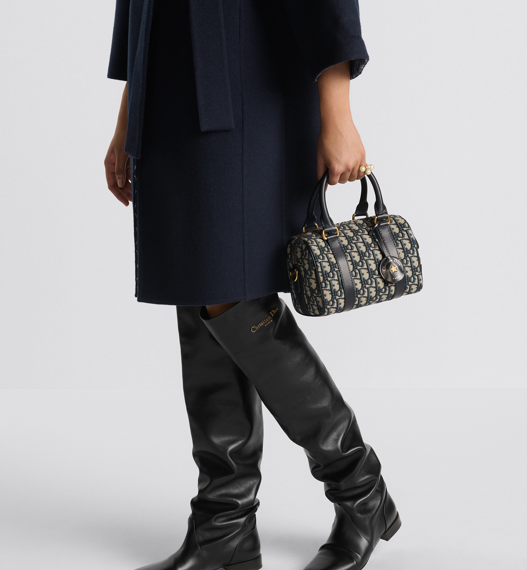 Túi Dior Groove 20 Bag Blue Dior Oblique Jacquard 8