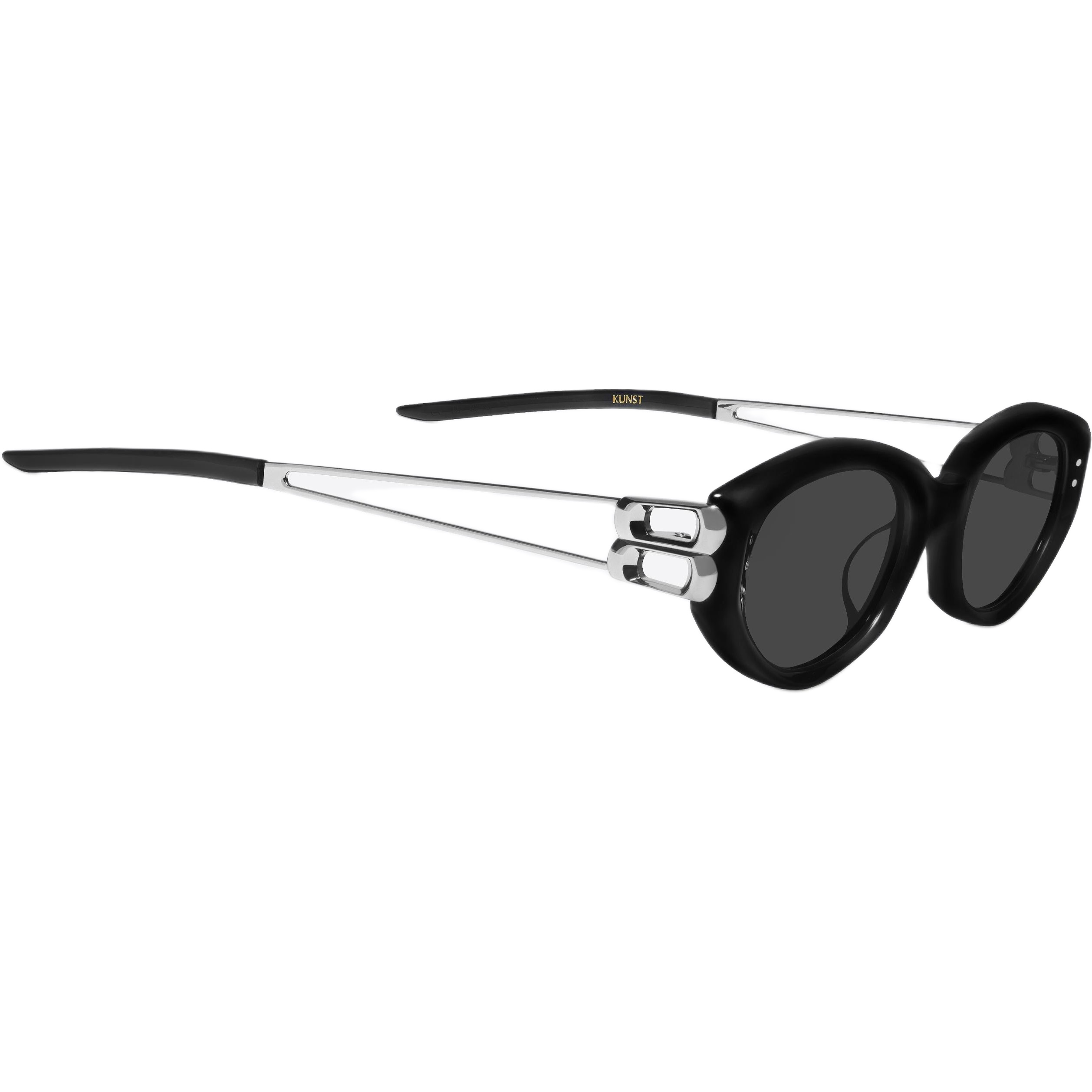 Kính Gentle Monster Kunst 01 Sophisticated Cat-eye Sunglasses in Black 5