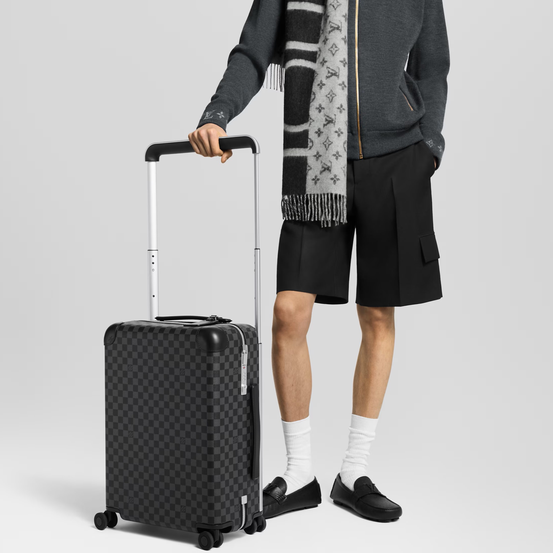 Vali LV Louis Vuitton Horizon 55 Damier Graphite Canvas 9