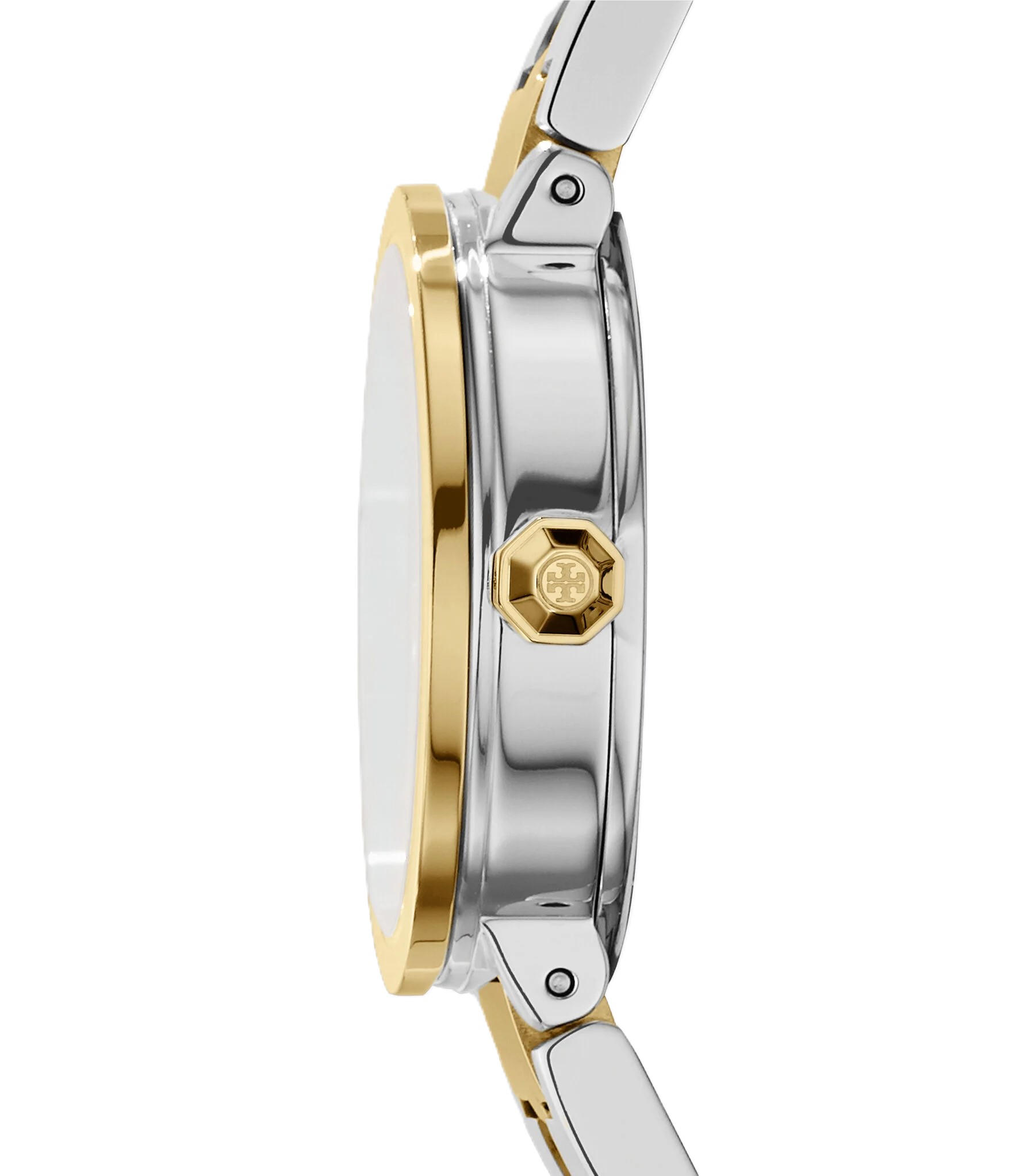 Đồng hồ nữ Tory Burch Reva Watch Two-tone Gold Stainless Steel TBW4016 14
