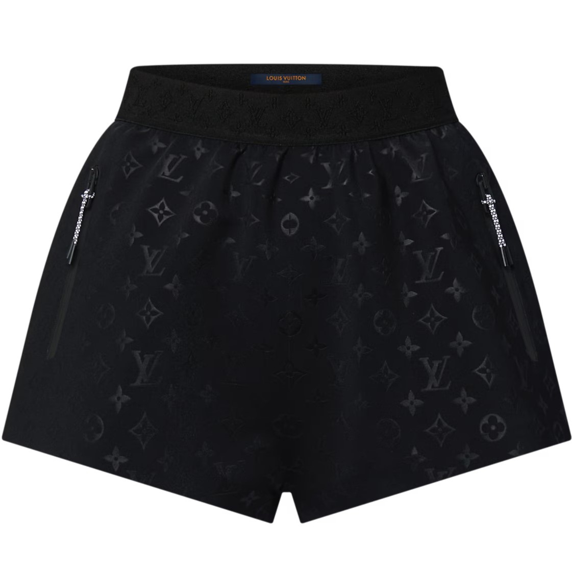 Quần ngắn nữ LV Louis Vuitton Monogram Jogging Shorts Black 10