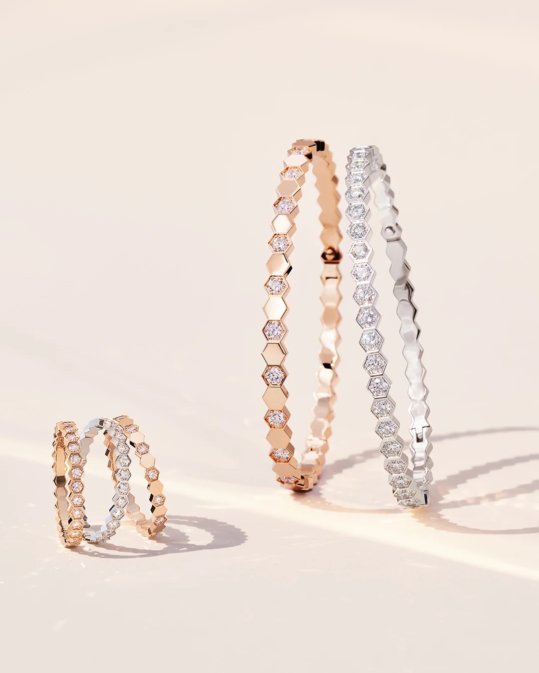 Vòng Bee de Chaumet Bracelet Rose Gold Diamonds 1