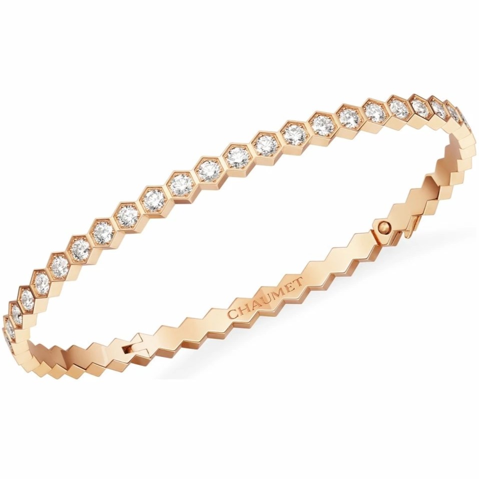 Vòng Bee de Chaumet Bracelet Rose Gold Diamonds 15