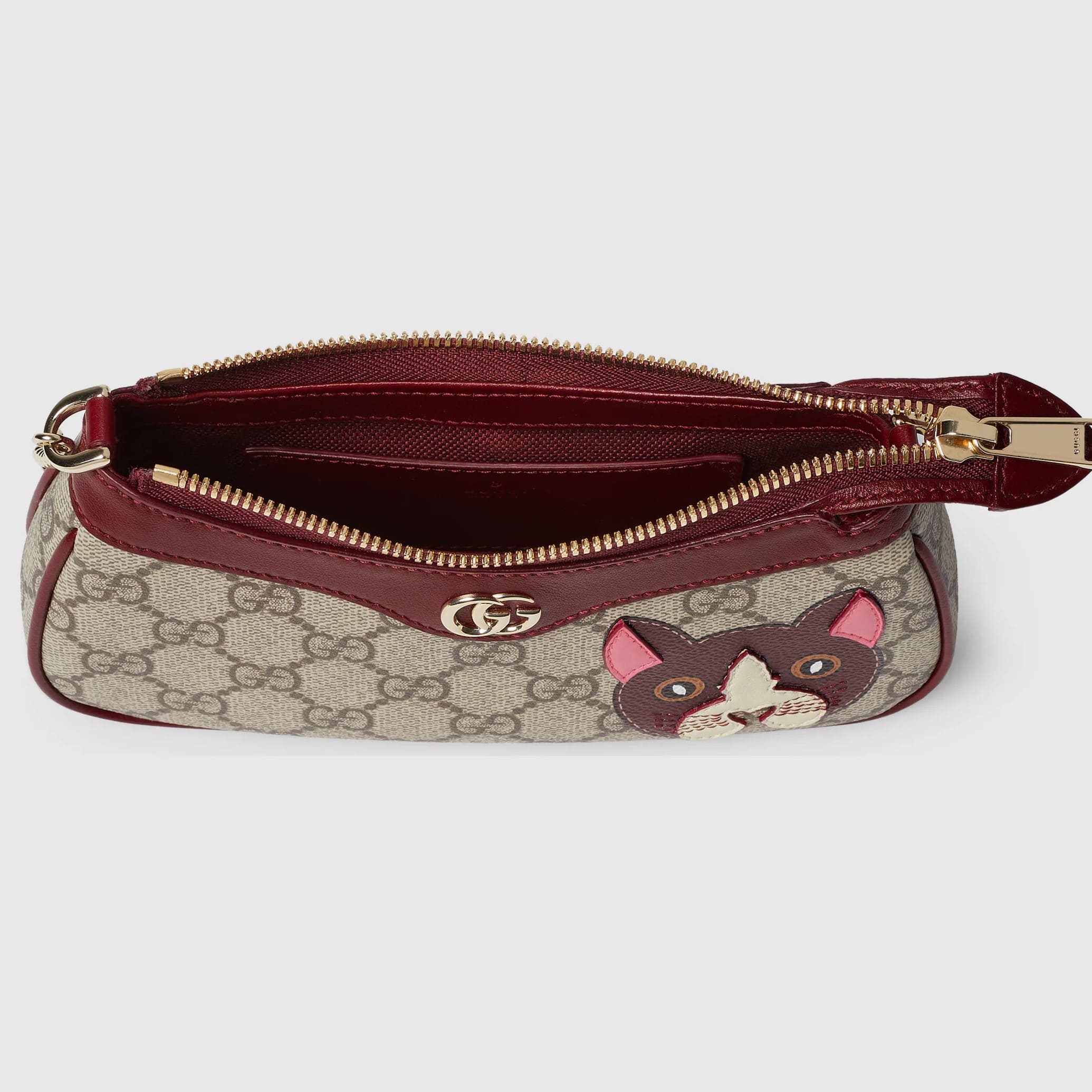 Túi xách nữ Gucci GG Mini Bag With Cat Detail 2