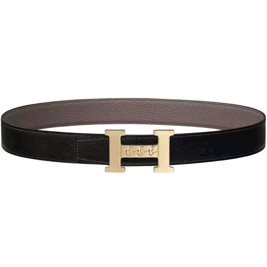 Thắt lưng Hermes H Belt Buckle Reversible Leather Strap 38mm Beltkit 1