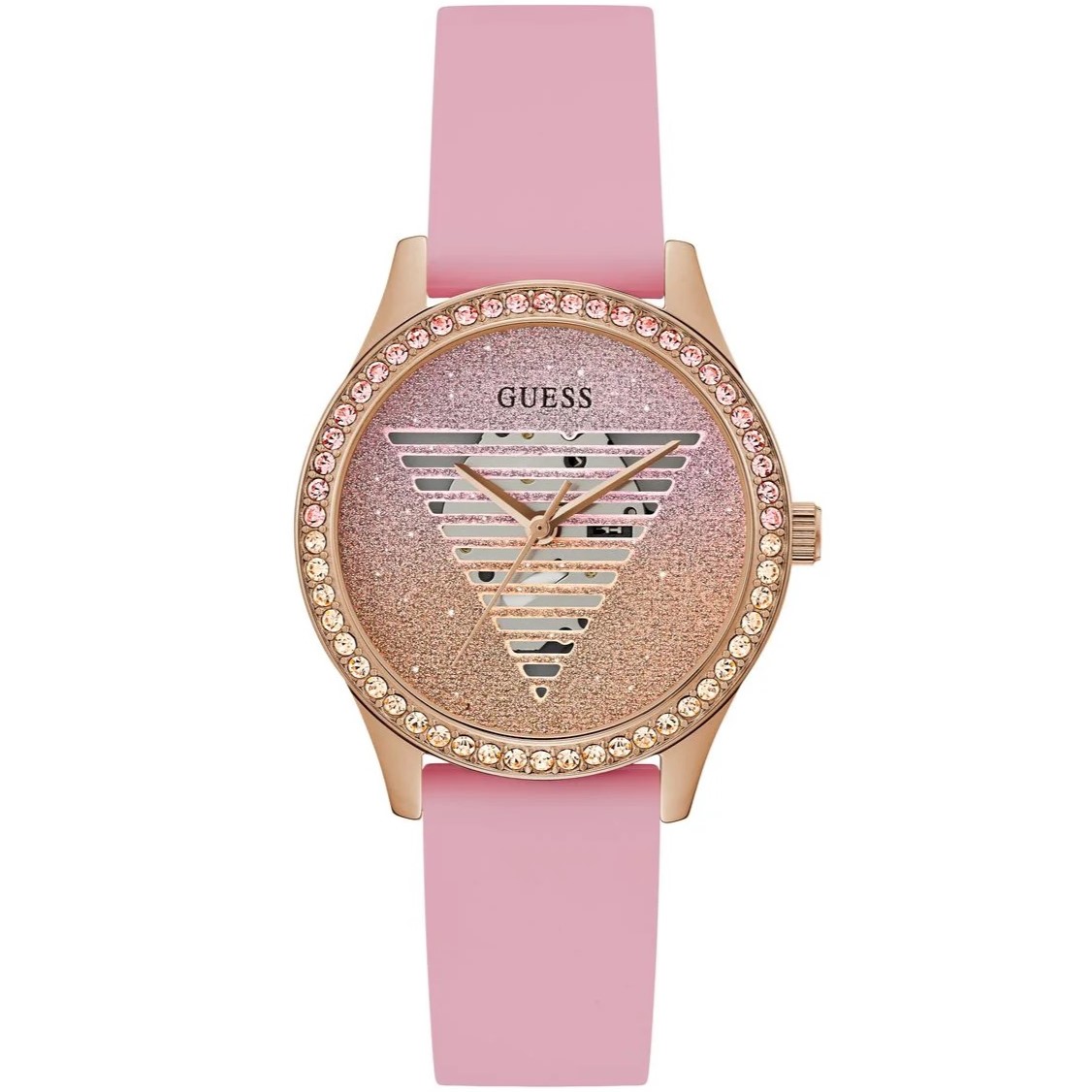 Đồng hồ nữ Guess Ladies Idol Pink Rose Gold Tone Analog Watch GW0530L4 2