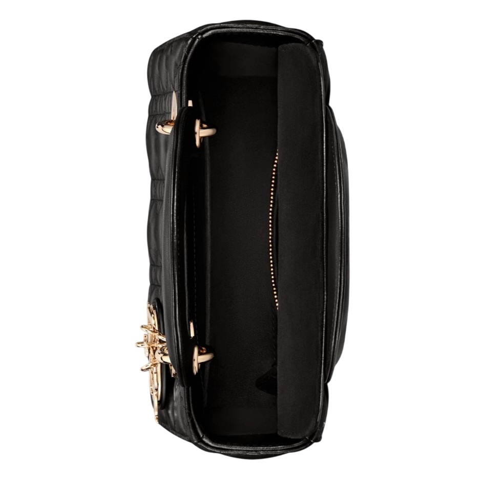 Túi Dior Small Lady Dior My ABCDior Bag Black Cannage Lambskin 4