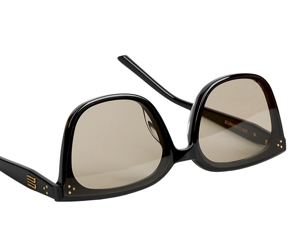 Mắt Kính Gentle Monster Loloe 01(BR) Brown Lenses Black Acetate Frame 2