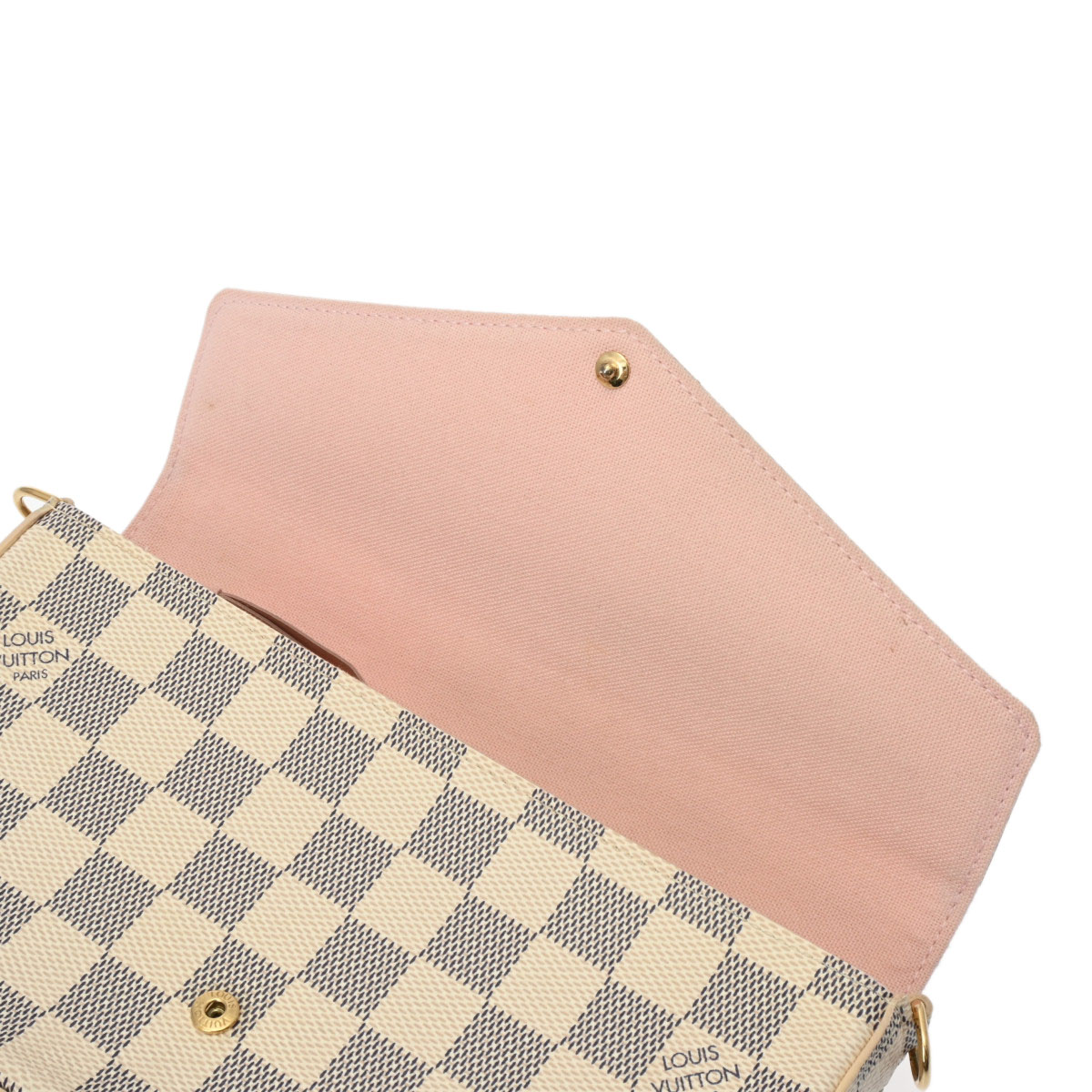 Túi LV nữ Louis Vuitton Félicie Pochette Damier Azur Canvas N40491 1