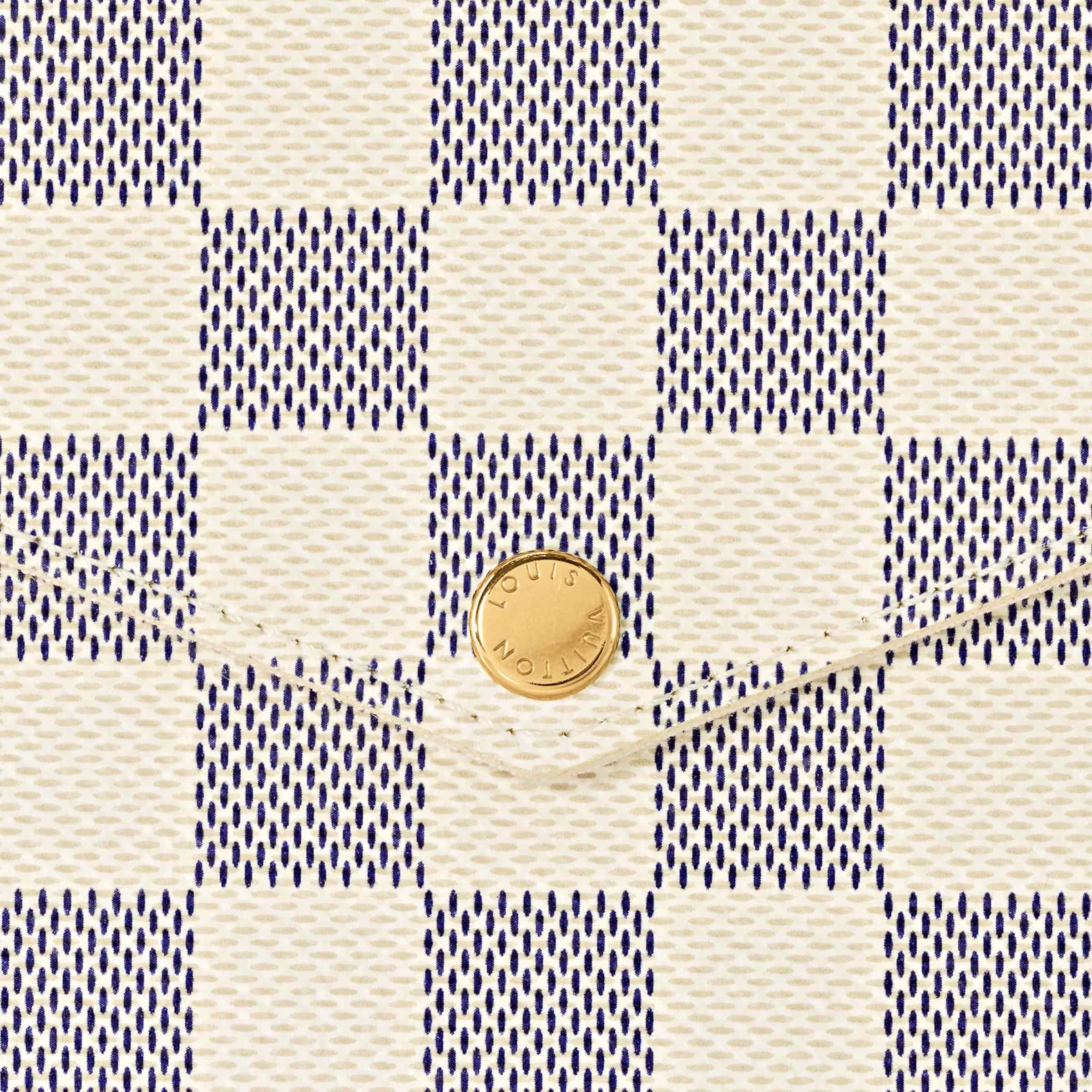 Túi LV nữ Louis Vuitton Félicie Pochette Damier Azur Canvas N40491 6