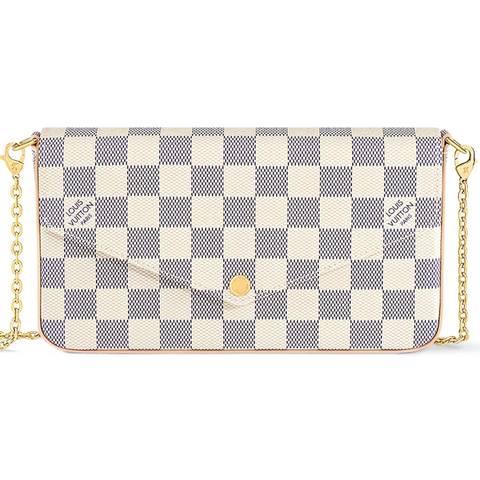 Túi LV nữ Louis Vuitton Félicie Pochette Damier Azur Canvas N40491 9