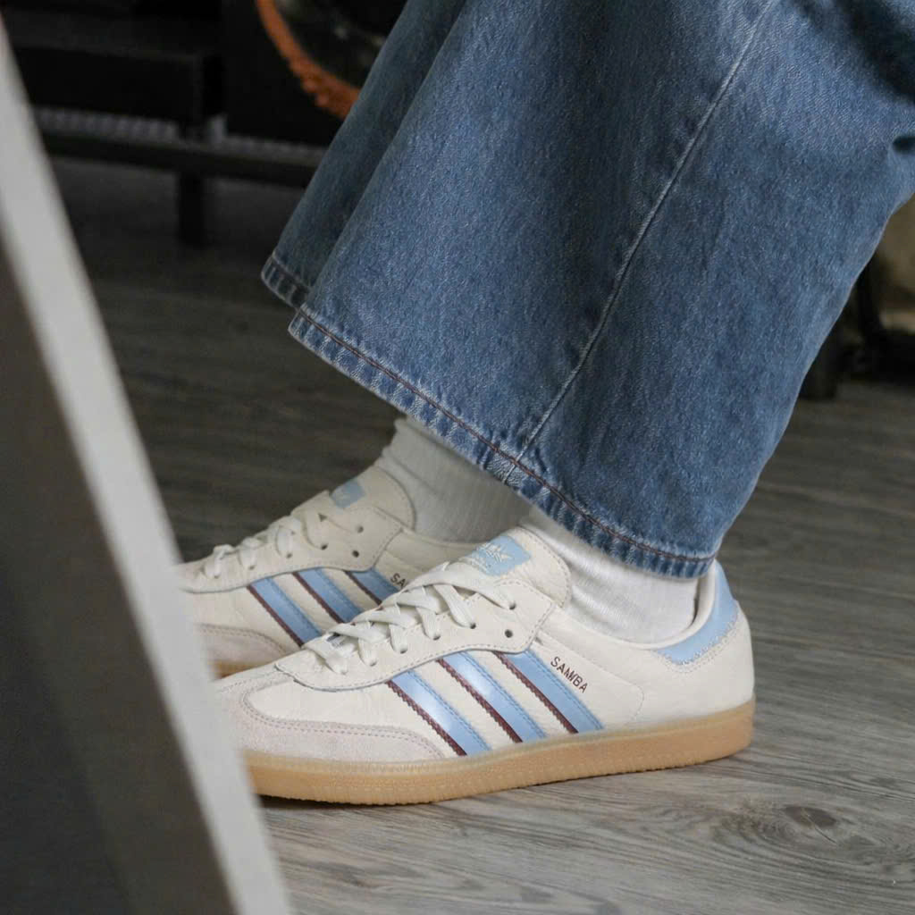 Giày Adidas Samba OG Shoes Wonder White Clear Sky JS5041 3