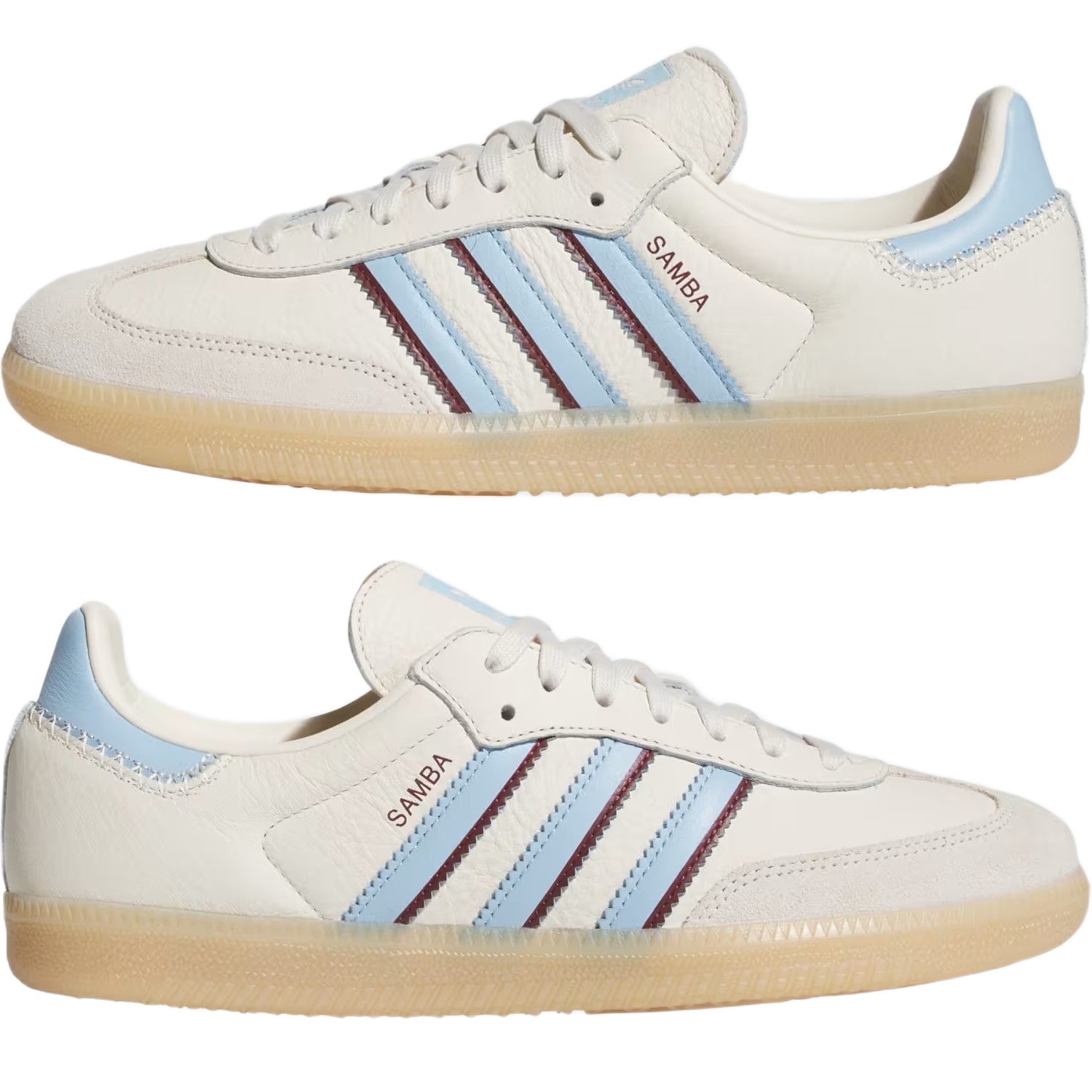 Giày Adidas Samba OG Shoes Wonder White Clear Sky JS5041 4