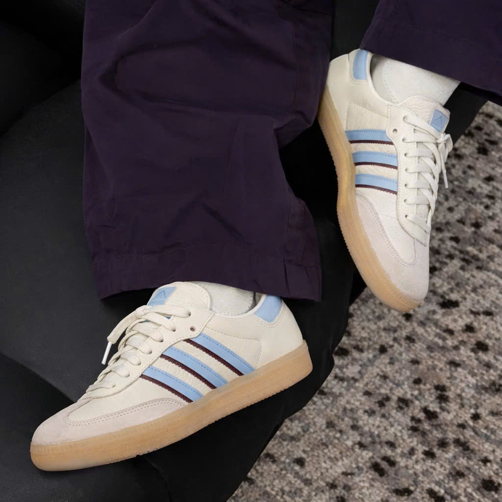 Giày Adidas Samba OG Shoes Wonder White Clear Sky JS5041 13