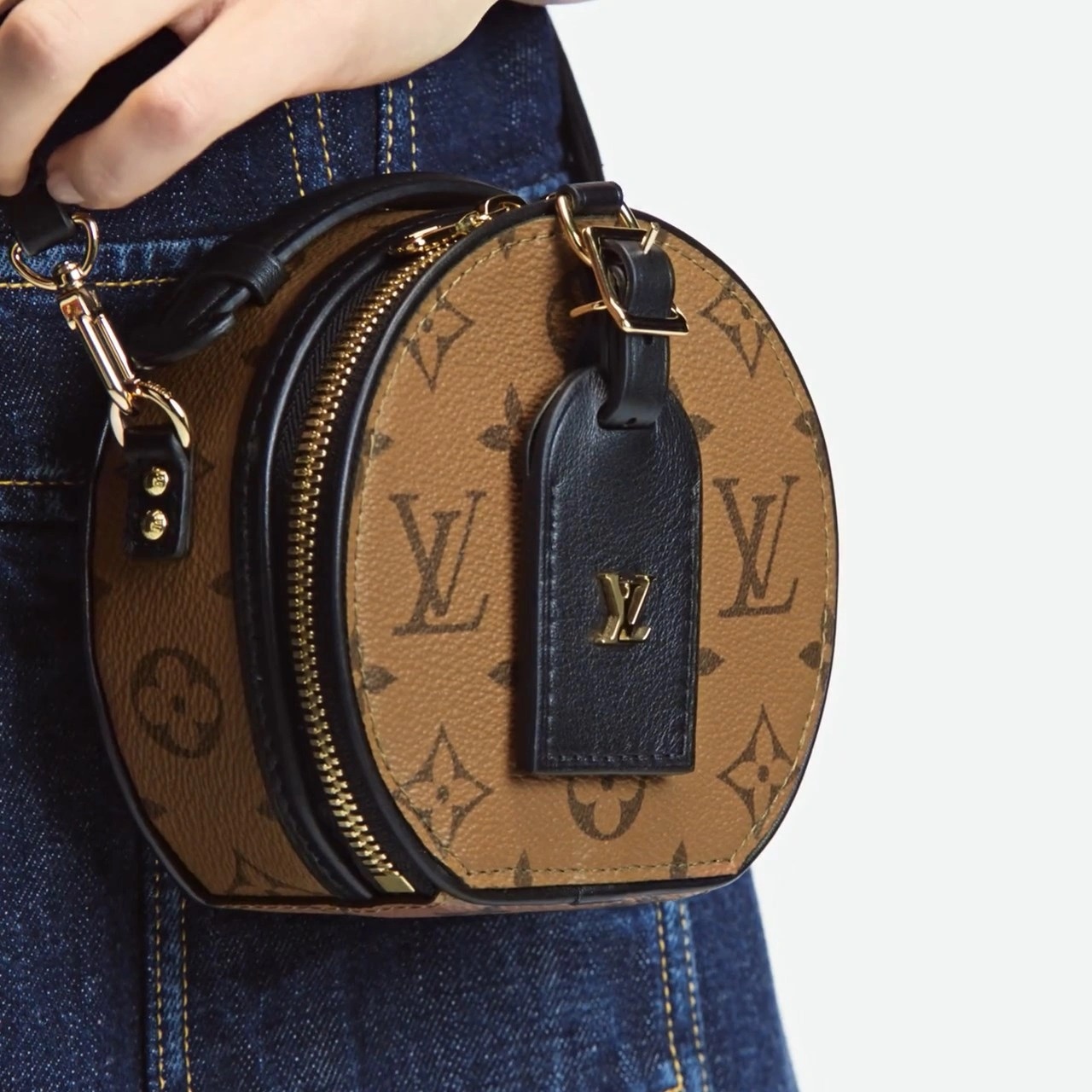 Túi LV Louis Vuitton Mini Boite Chapeau Monogram Reverse M68276 11