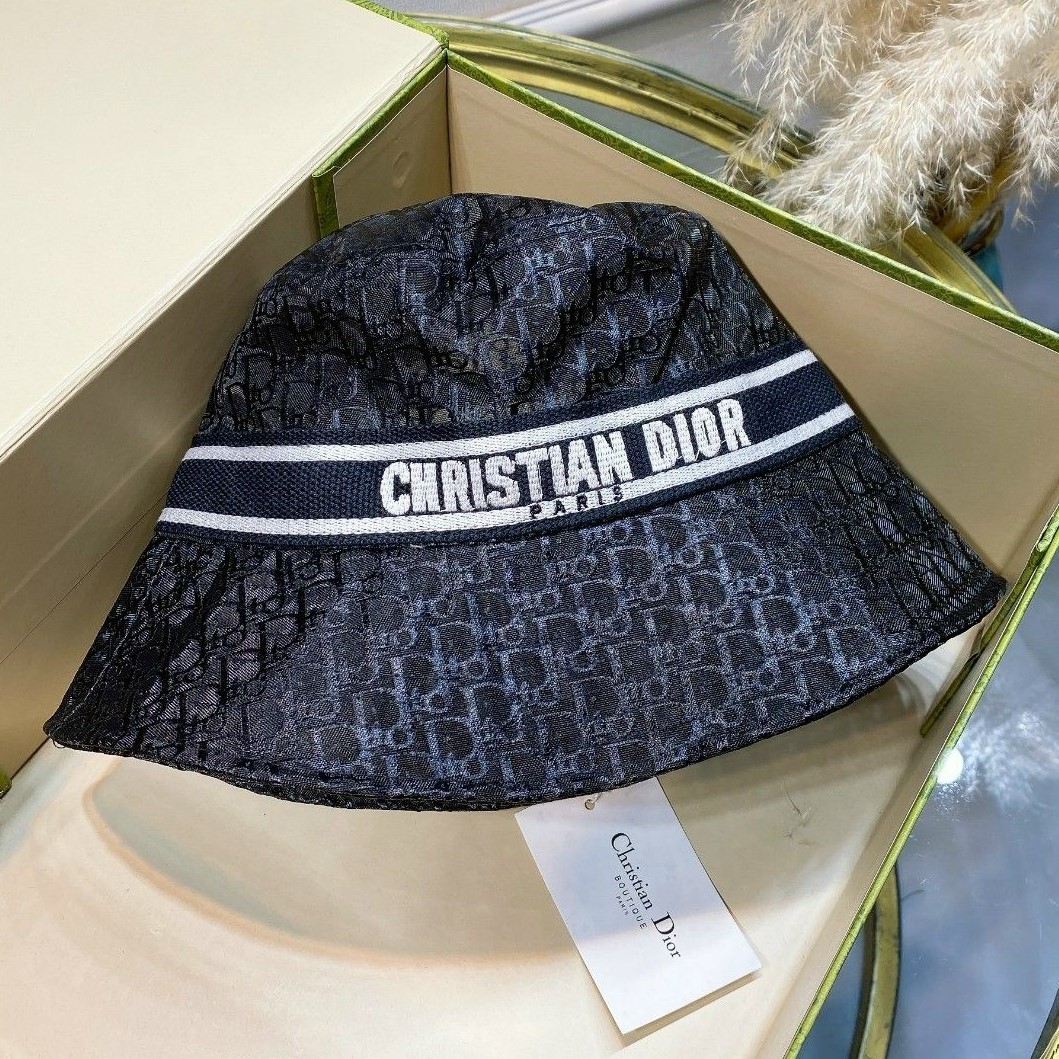 Dior Homme Logo Embroidered Bucket Hat