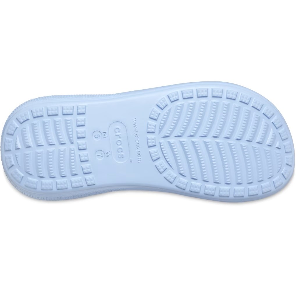 Giày Crocs Classic Crush Shimmer Clog Women Sandal Blue Calcite 1