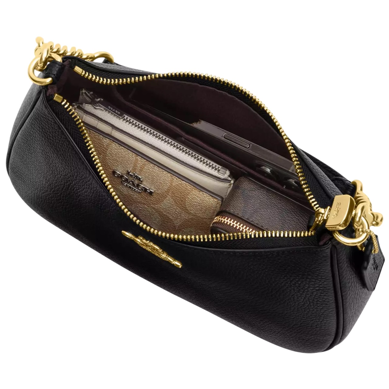 Túi đeo vai Coach Teri Shoulder Bag With Floral Print Chalk Multi CAL45 1