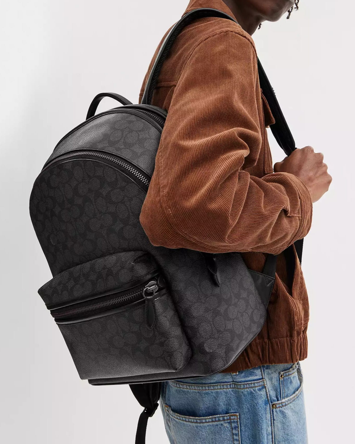Balo Coach Charter Backpack In Signature Canvas CP159 6