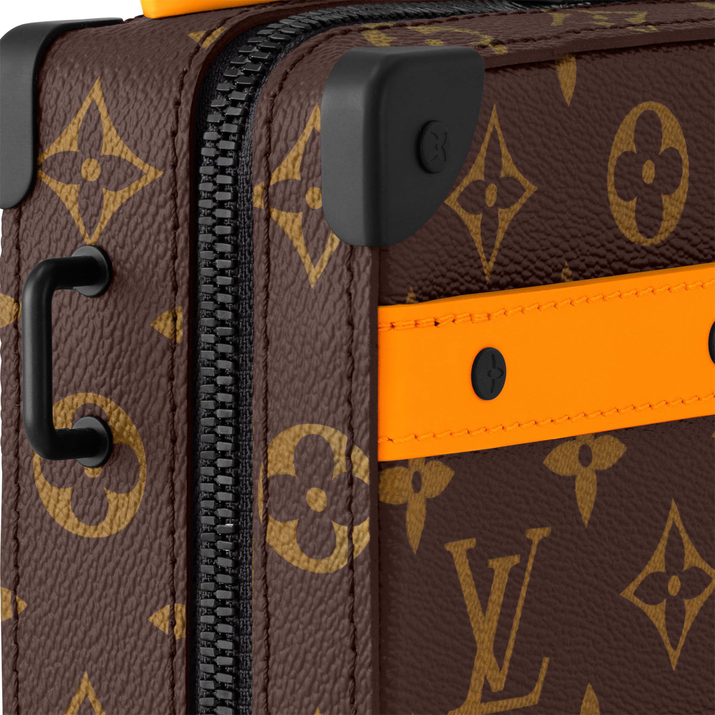 TÚI CỐP LV LOUIS VUITTON HANDLE SOFT TRUNK RADIANT SUN MONOGRAM MACASSAR CANVAS 1