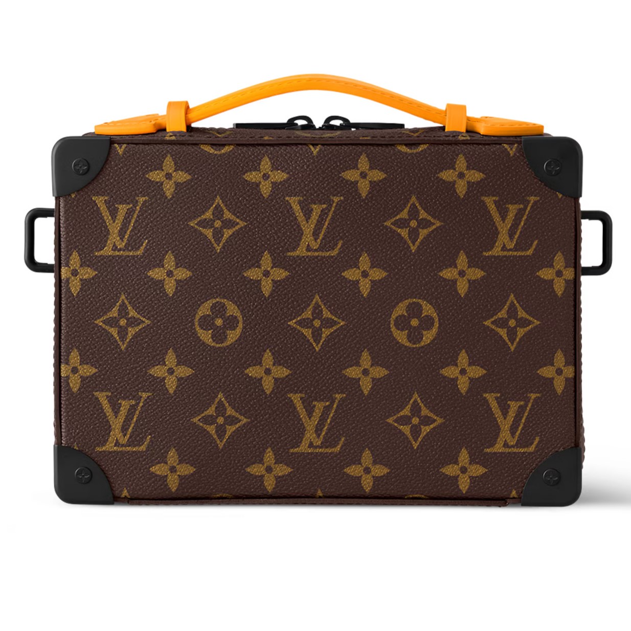 TÚI CỐP LV LOUIS VUITTON HANDLE SOFT TRUNK RADIANT SUN MONOGRAM MACASSAR CANVAS 3