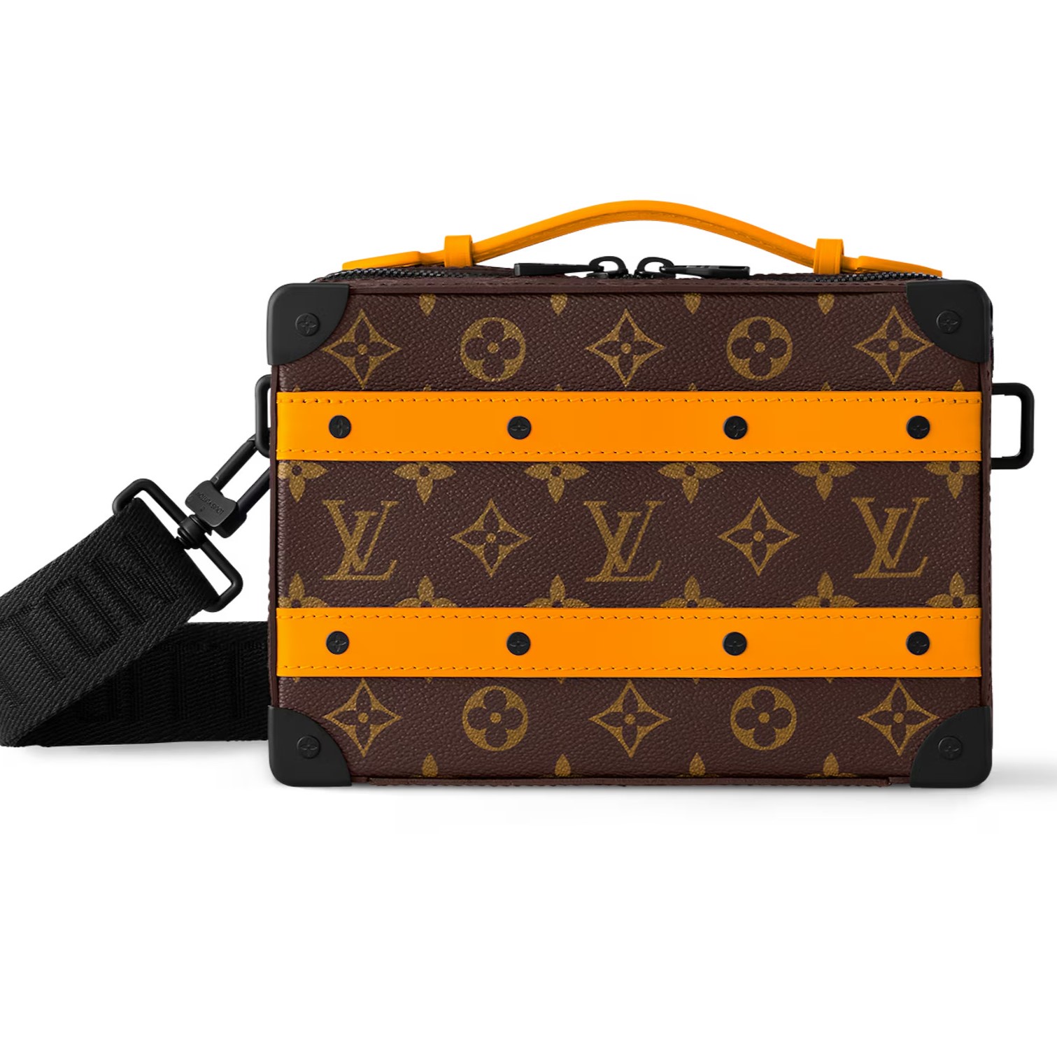 TÚI CỐP LV LOUIS VUITTON HANDLE SOFT TRUNK RADIANT SUN MONOGRAM MACASSAR CANVAS 6