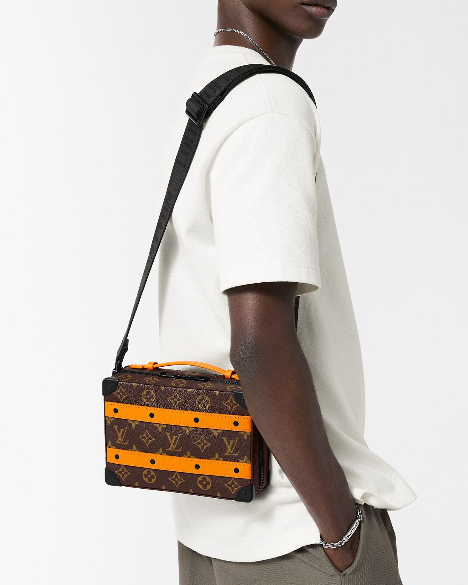 TÚI CỐP LV LOUIS VUITTON HANDLE SOFT TRUNK RADIANT SUN MONOGRAM MACASSAR CANVAS 7
