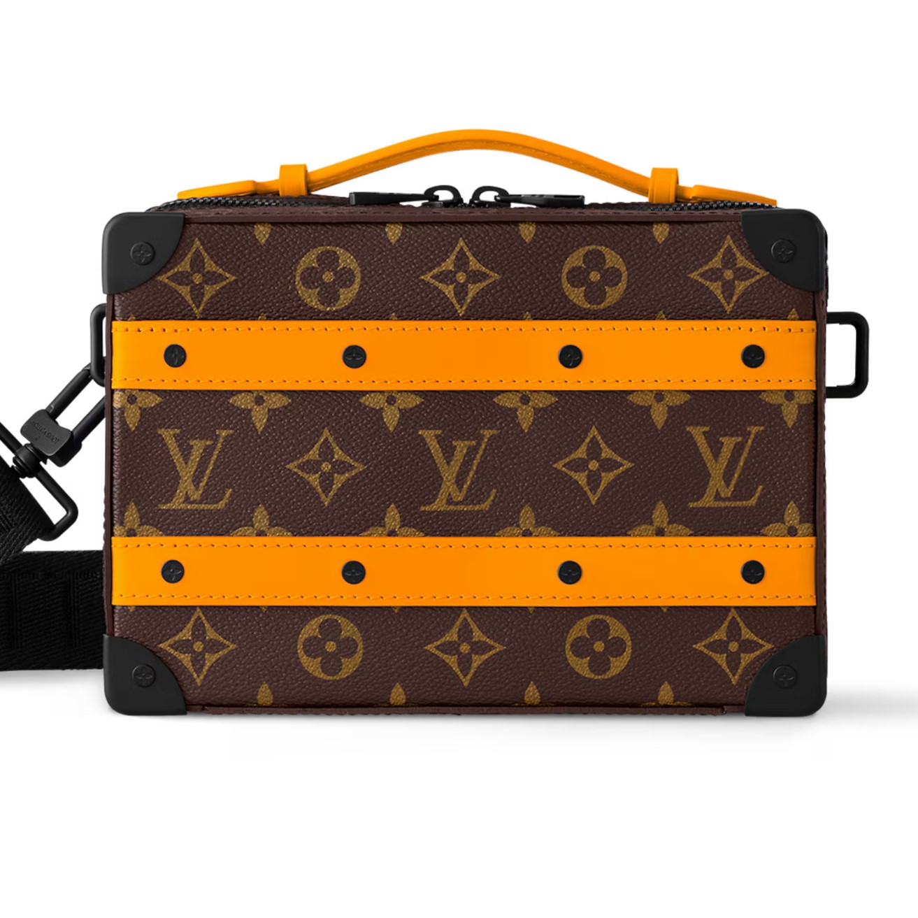 TÚI CỐP LV LOUIS VUITTON HANDLE SOFT TRUNK RADIANT SUN MONOGRAM MACASSAR CANVAS 8