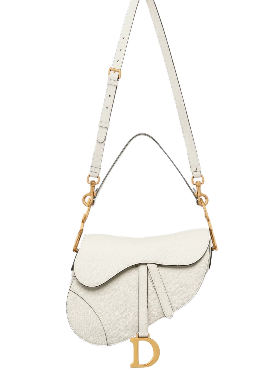 Túi Dior Yên Ngựa Saddle Bag With Shoulder Strap Latte Grained Calfskin 3