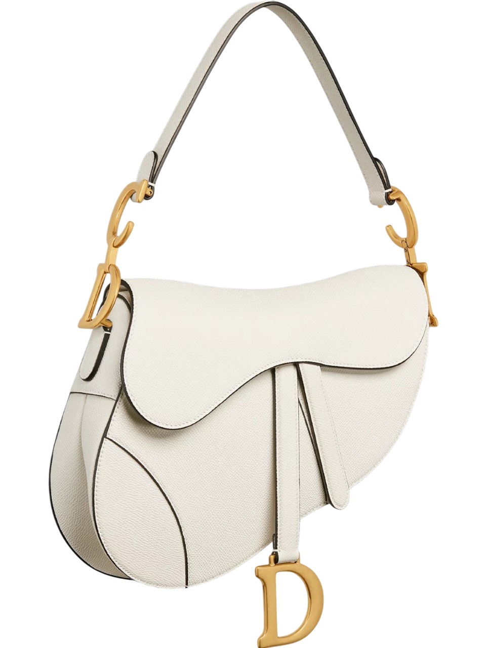 Túi Dior Yên Ngựa Saddle Bag With Shoulder Strap Latte Grained Calfskin 6