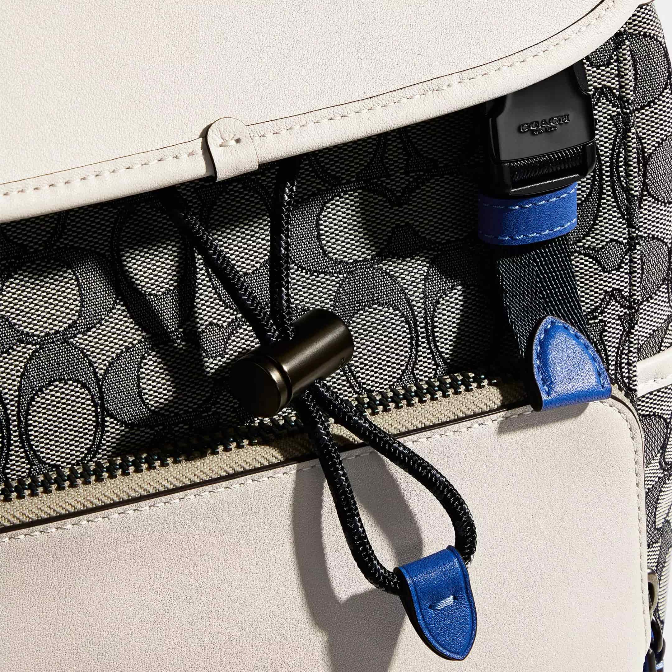 BALO NAM COACH LEAGUE FLAP BACKPACK IN SIGNATURE JACQUARD C9581 8