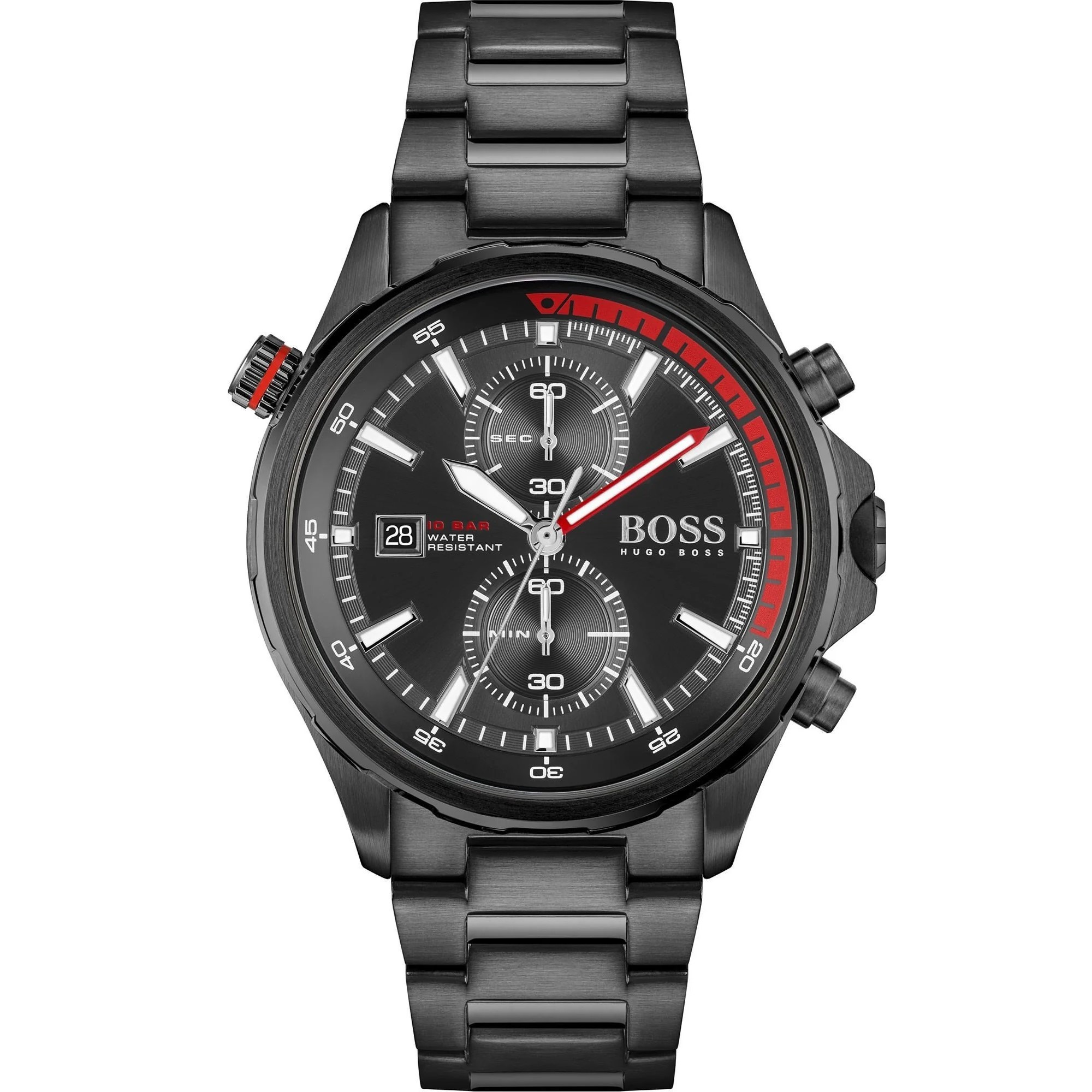 ĐỒNG HỒ HUGO BOSS GLOBETROTTER BLACK CHRONOGRAPH MEN S WATCH 1513825 4
